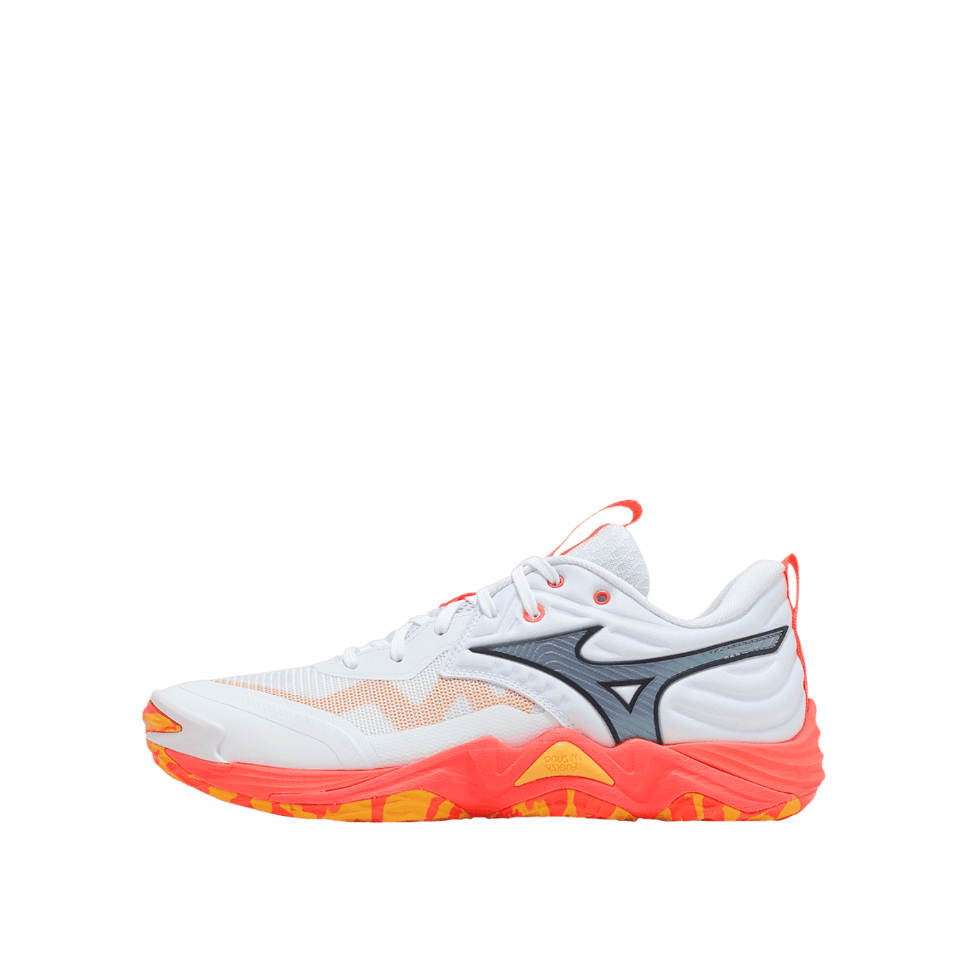 Mizuno Wave Momentum Elite "White/Fiery Coral 2/Citrus" | V1GA251201