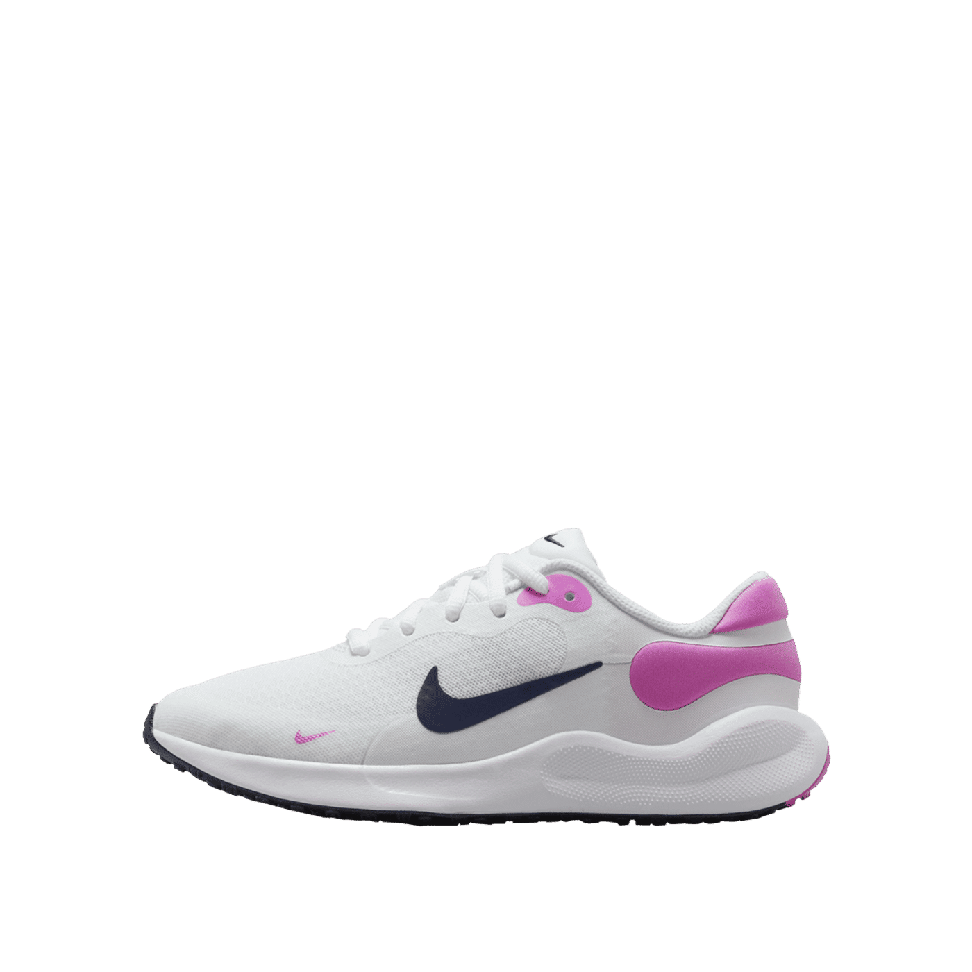 Nike Revolution 7 Kids "White/Navy/Pink" | FB7689-103