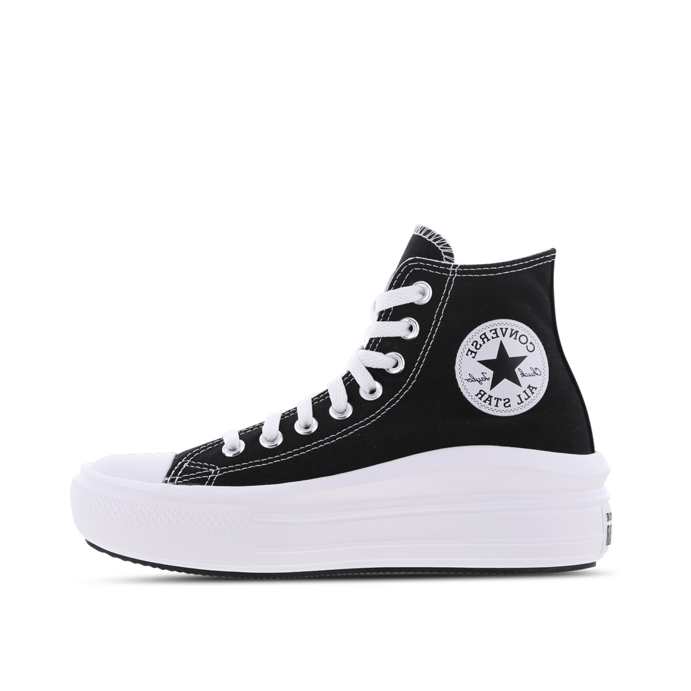 Converse Chuck Taylor All Star Move High "Black/Natural Ivory/White" | 568497C
