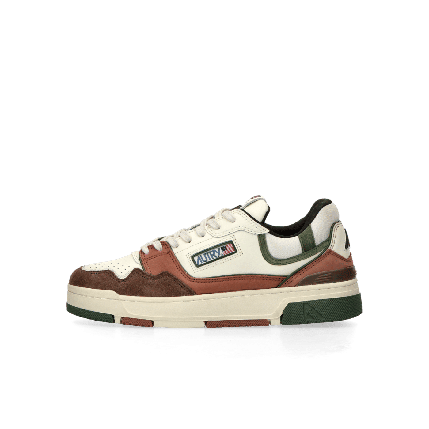 Autry CLC Low "Suede Nubuck Ebony / Military" | ROLMUN03