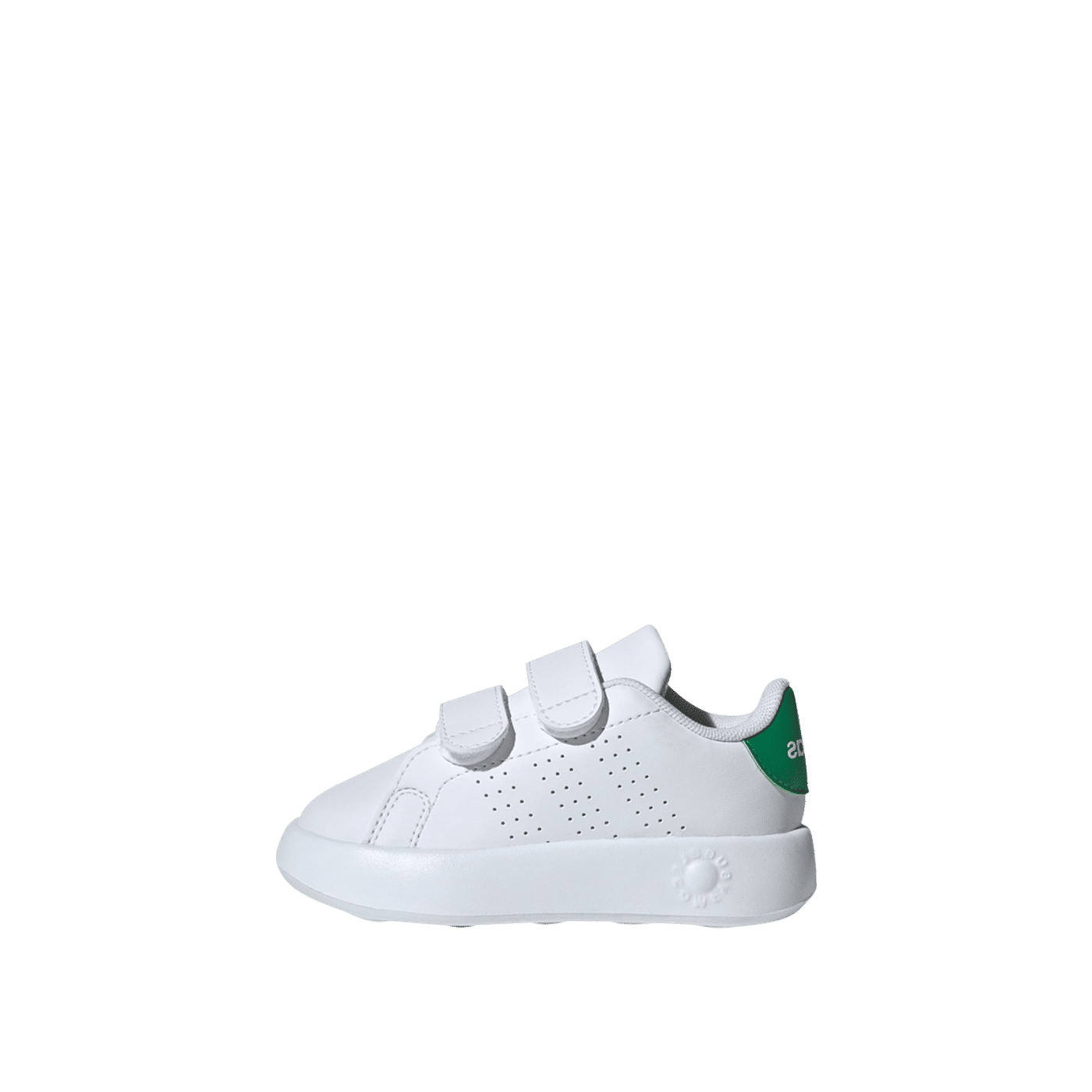 Adidas Advantage Kids "Cloud White / Cloud White / Green" | ID5286
