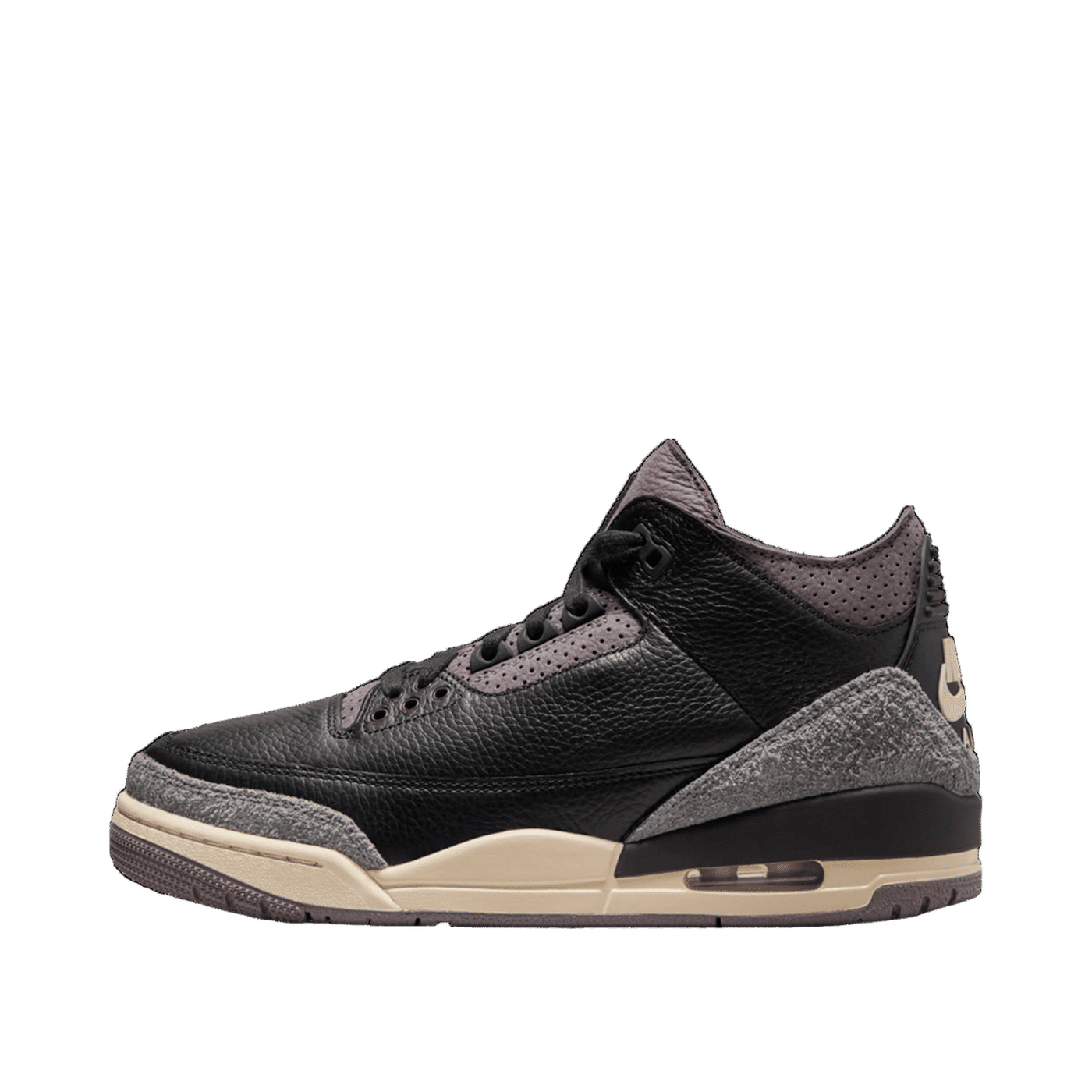 Jordan Women's Air Jordan 3 x A Ma Maniu00e9re 'Black and Flat Pewter' Black and Flat Pewter FZ4811-001