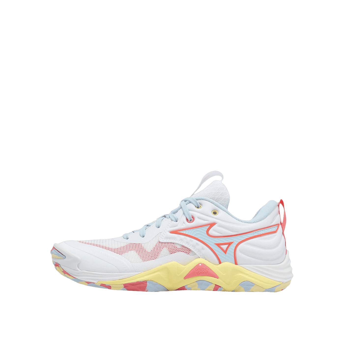 Mizuno Wave Momentum Elite Wmns "White/Calypso Coral/Pale Banana" | V1GC251235