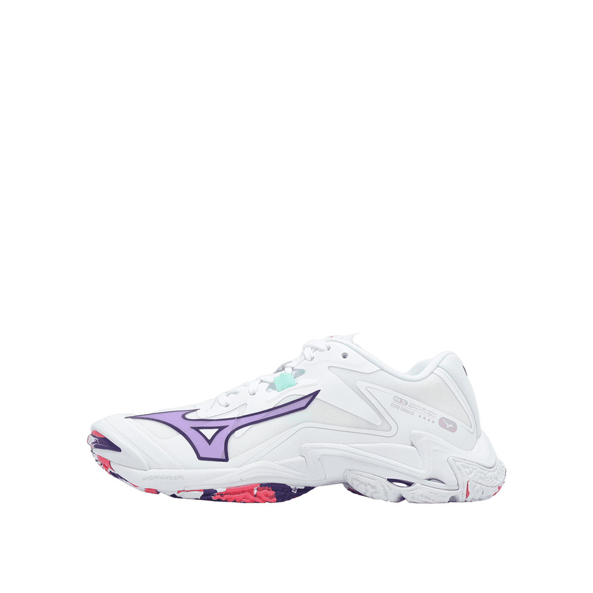 Mizuno Wave Lightning Z8 "White/Violet Indigo/Camellia Rose" | V1GC240020