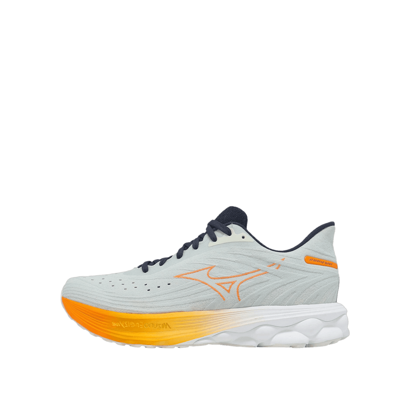 Mizuno Wave Skyrise 6 "Mercury/Tangelo/Nimbus Cloud" | J1GC250953