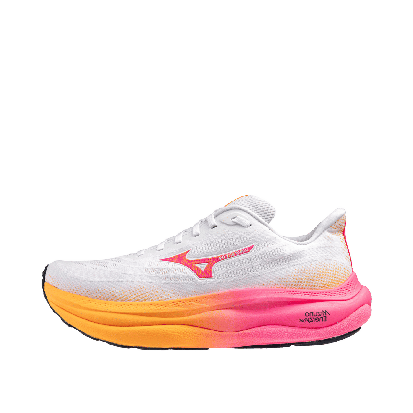 Mizuno Wave Sky 9 "White/Tang Orange/Pink Tetra" | J1GD255401
