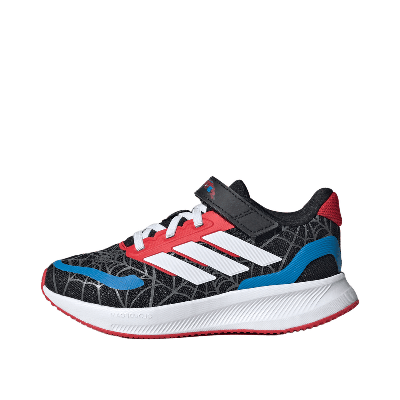 Adidas Marvel Spider-Man Runfalcon "Core Black / Cloud White / Pure Ruby" | JR5660