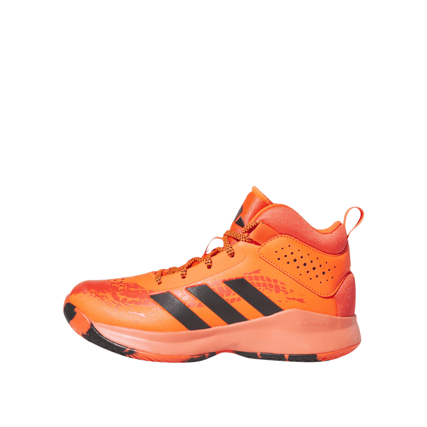 Adidas Cross 'Em Up 5 Wide J "Solar Red Black" | HQ8494