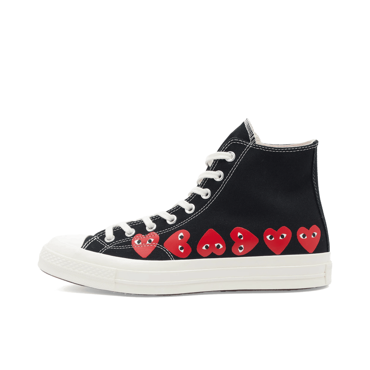 Comme des Garçons PLAY x Converse High "Multi Heart" | P1K1271