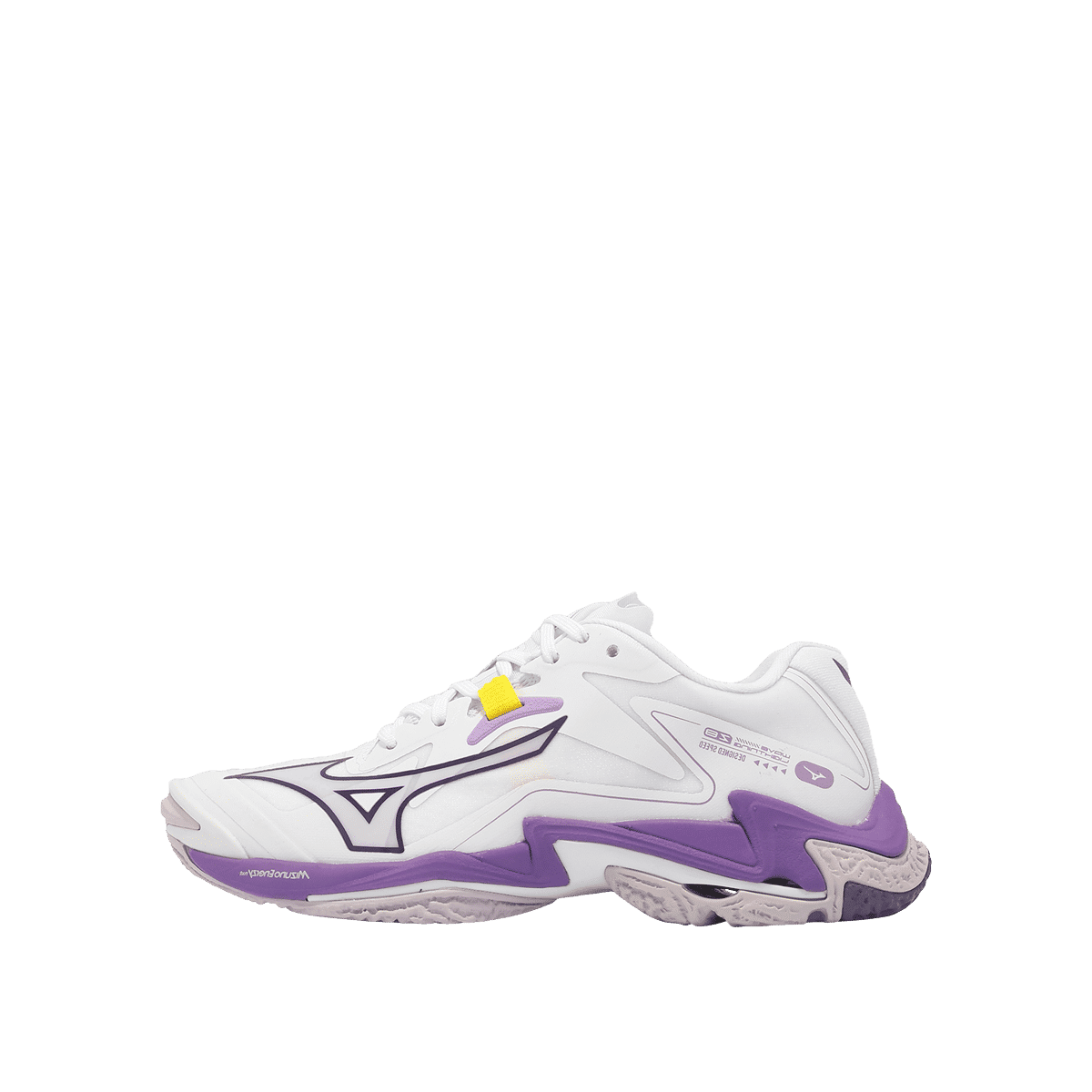 Mizuno Wave Lightning Z8 "White/Patrician Purple/Quince" | V1GC240010