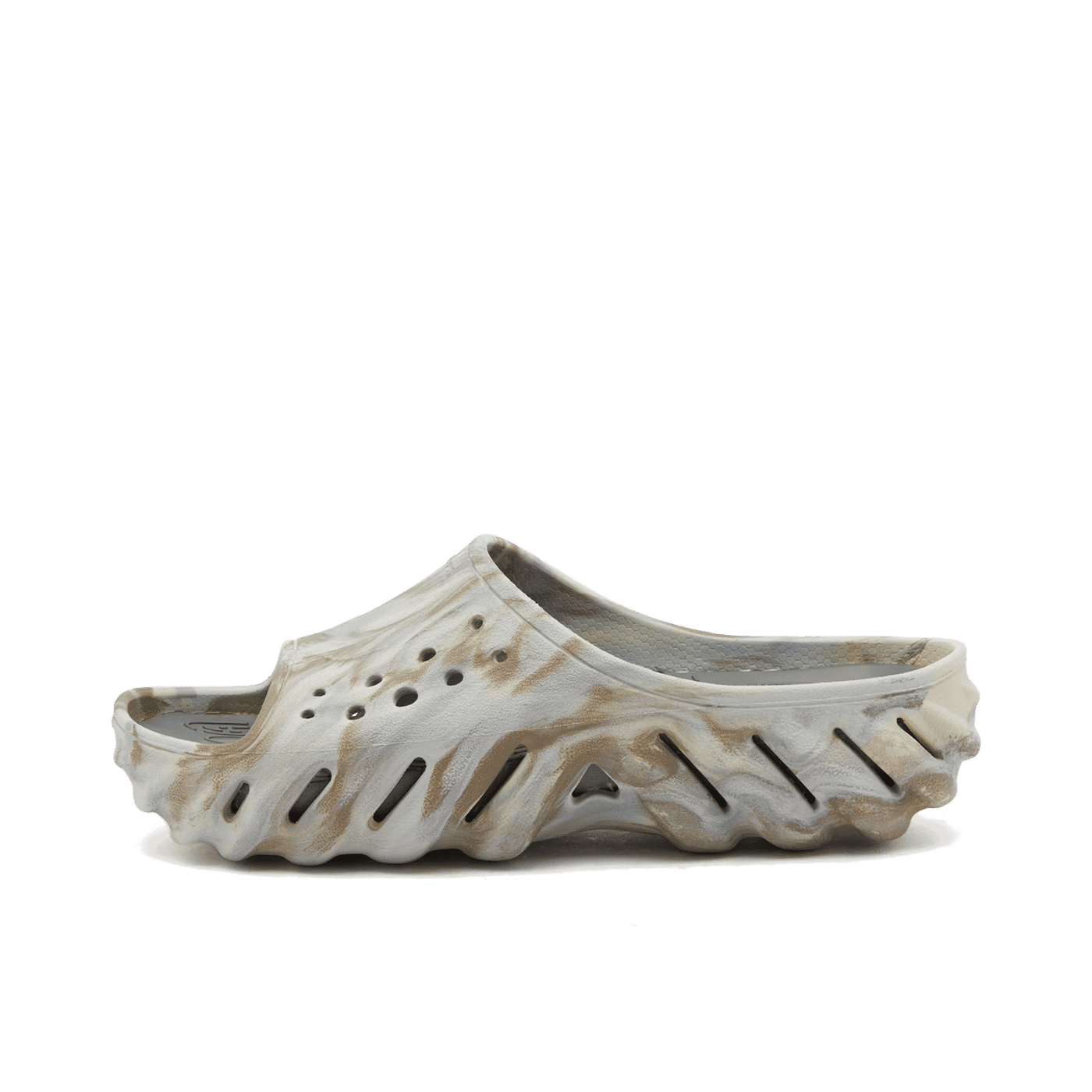 Crocs Echo Marbled Slide "Bone/Multi" | 2084672Y3