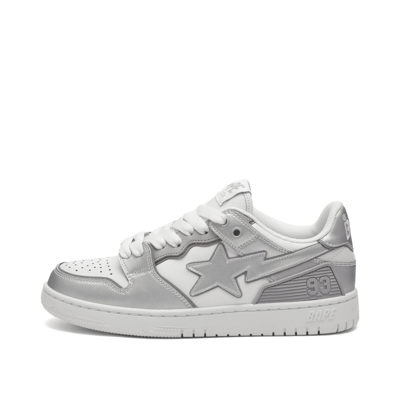 A Bathing Ape Wmns Bape Sk8 Sta #4 L "White" | 001FWK302311LWHT