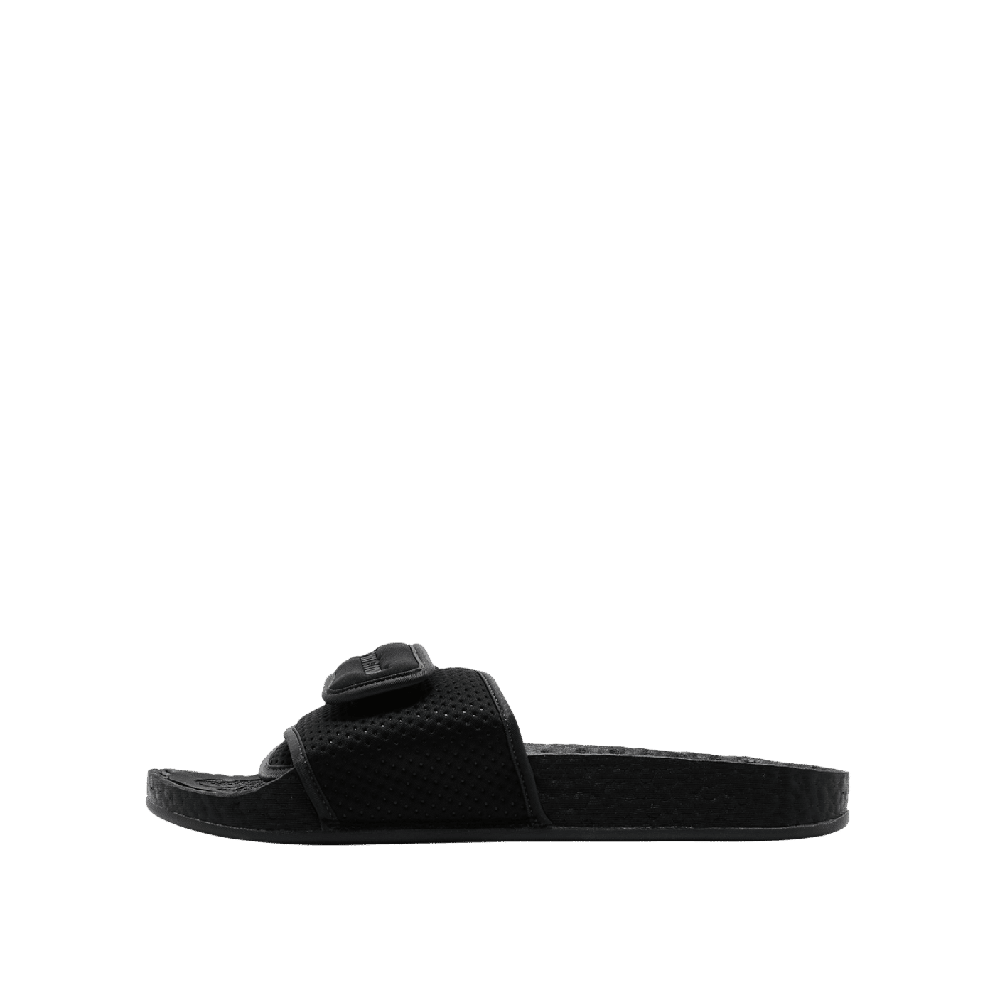 Adidas x Pharrell Williams Hu Slides "Core Black/Utility Black/Core Black" | GX2483