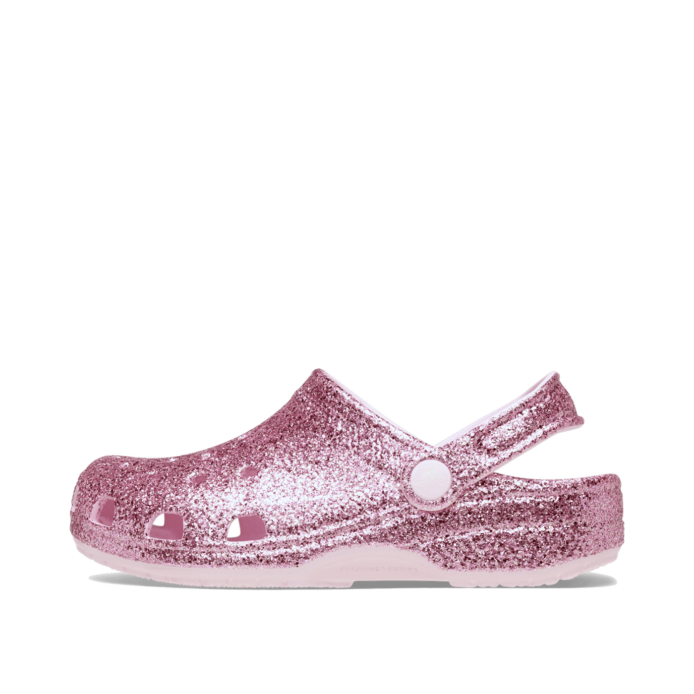 Crocs Classic Chunky Glitter Kids Clog "Pink Milk" | 2119396ZW