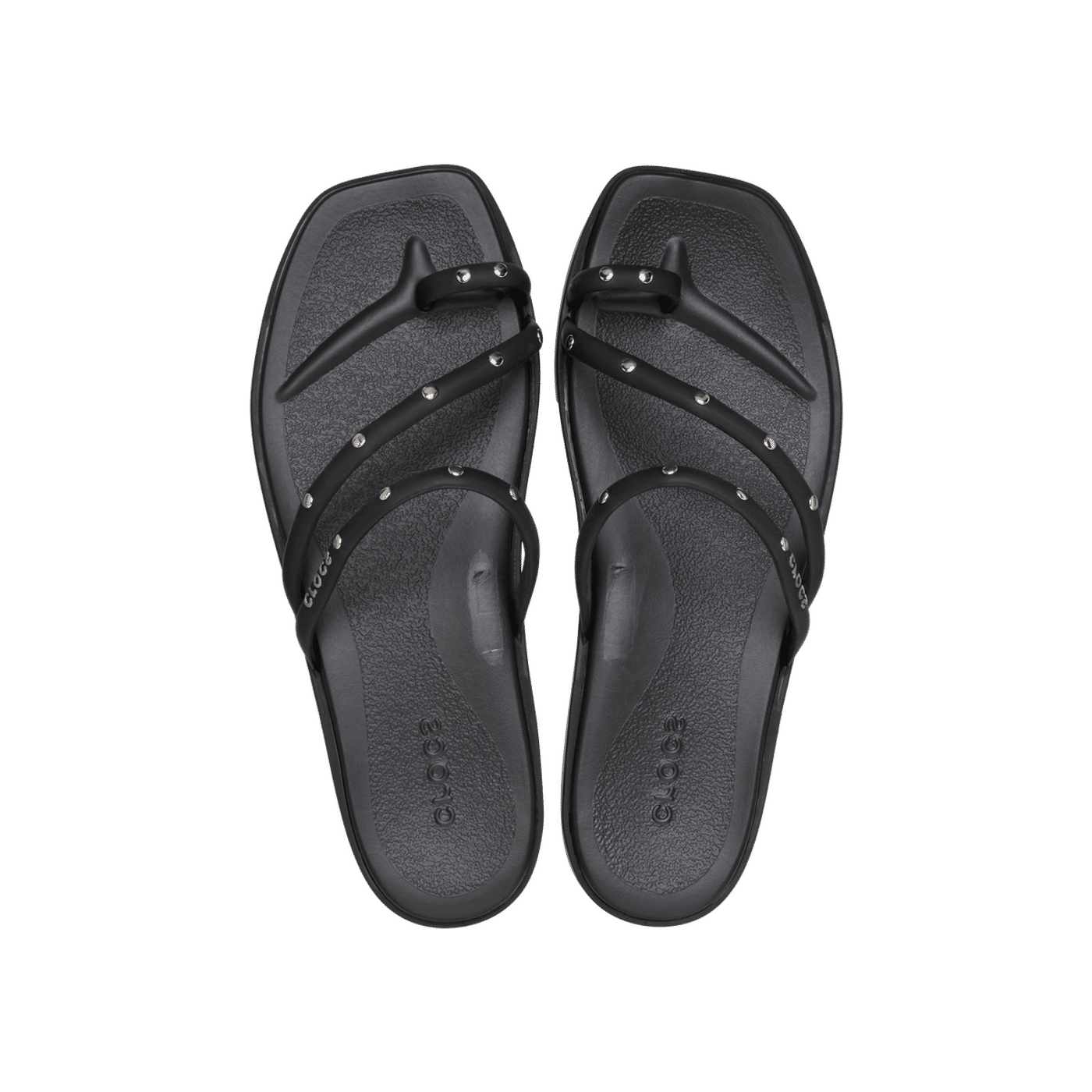 Crocs Miami Studded Toe Loop "Black" | 211447001