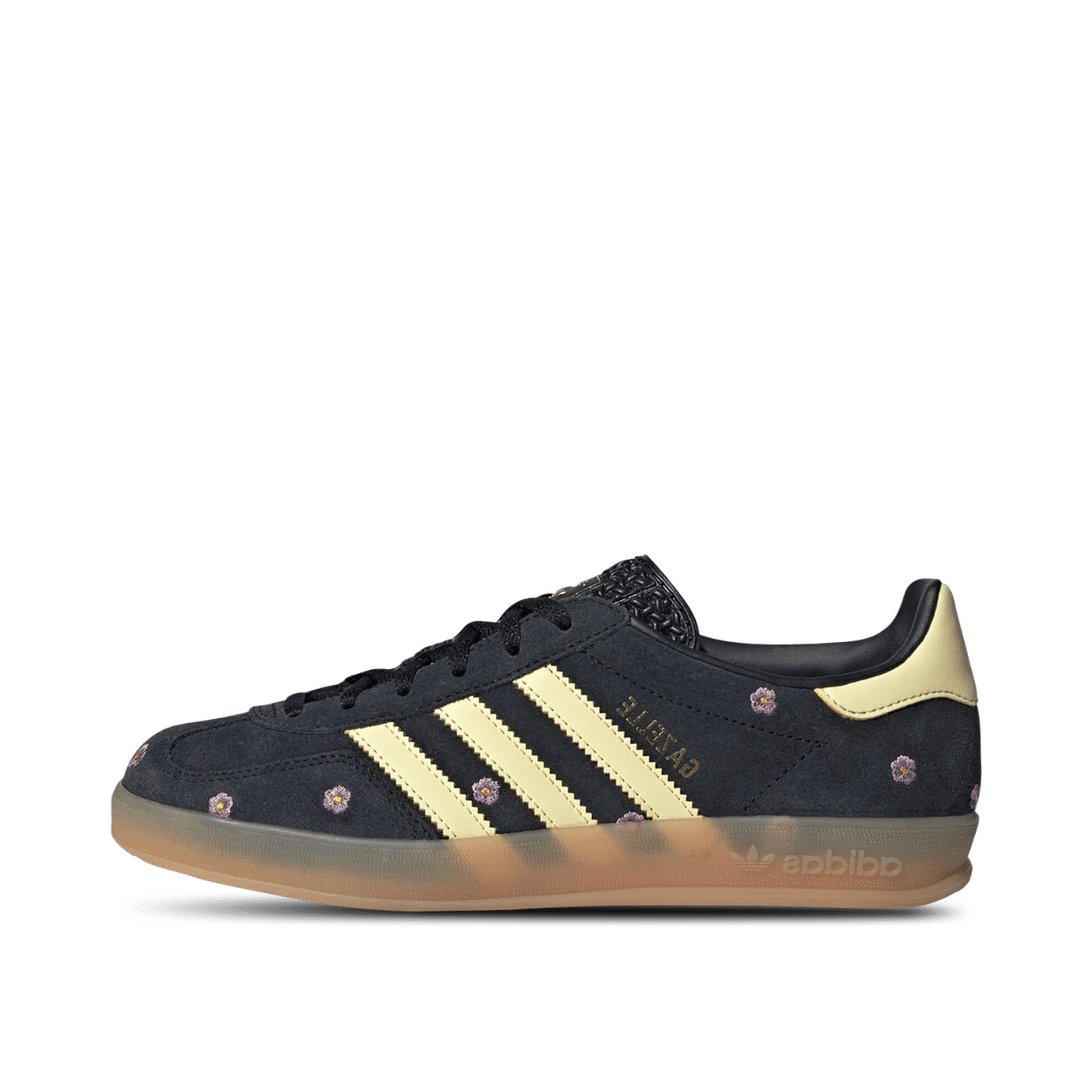 Adidas Gazelle Indoor "Core Black/Almost Yellow/Floral" | IF4490