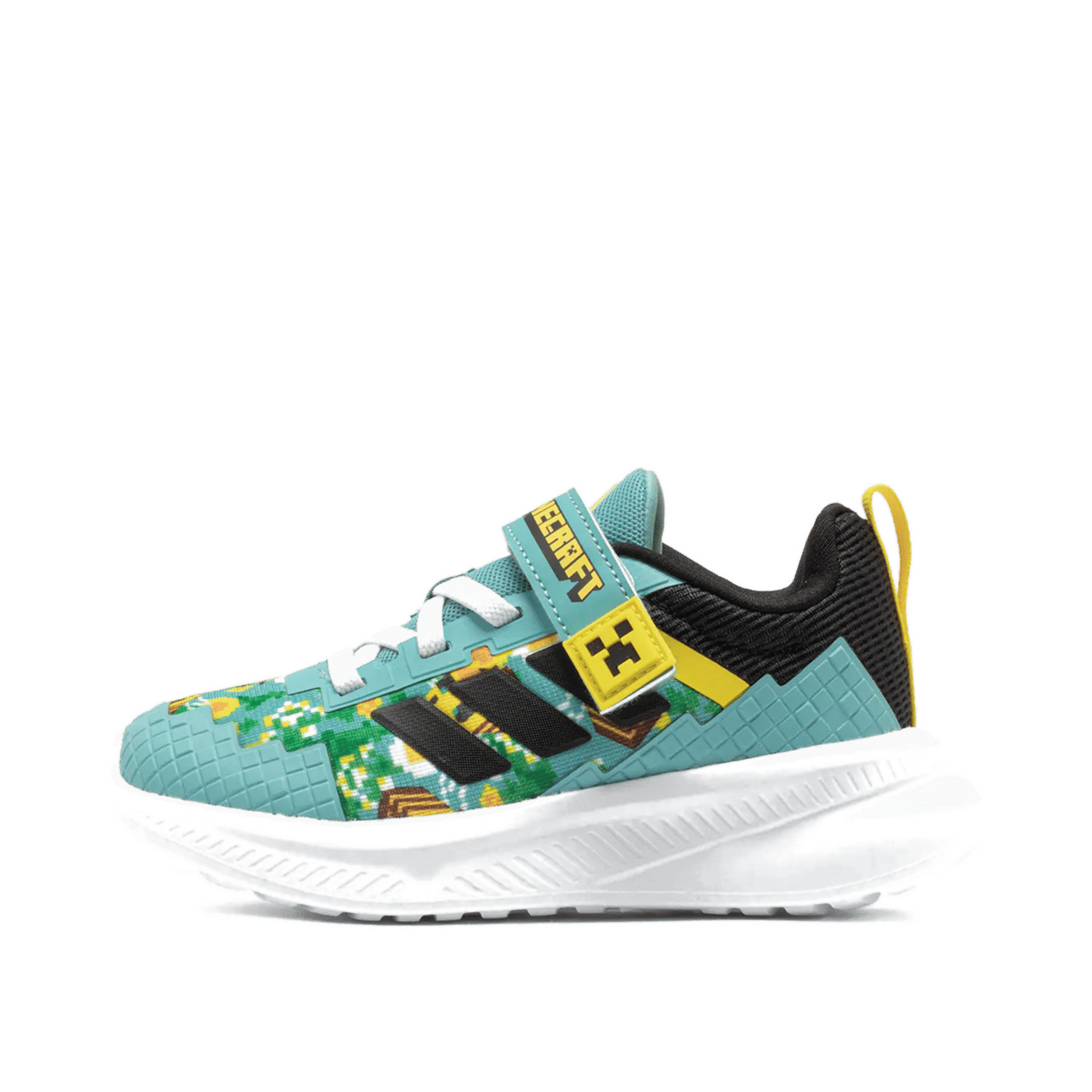 Adidas Minecraft Fortarun 4.0 EL "Turquoise/Blue" | JR1947