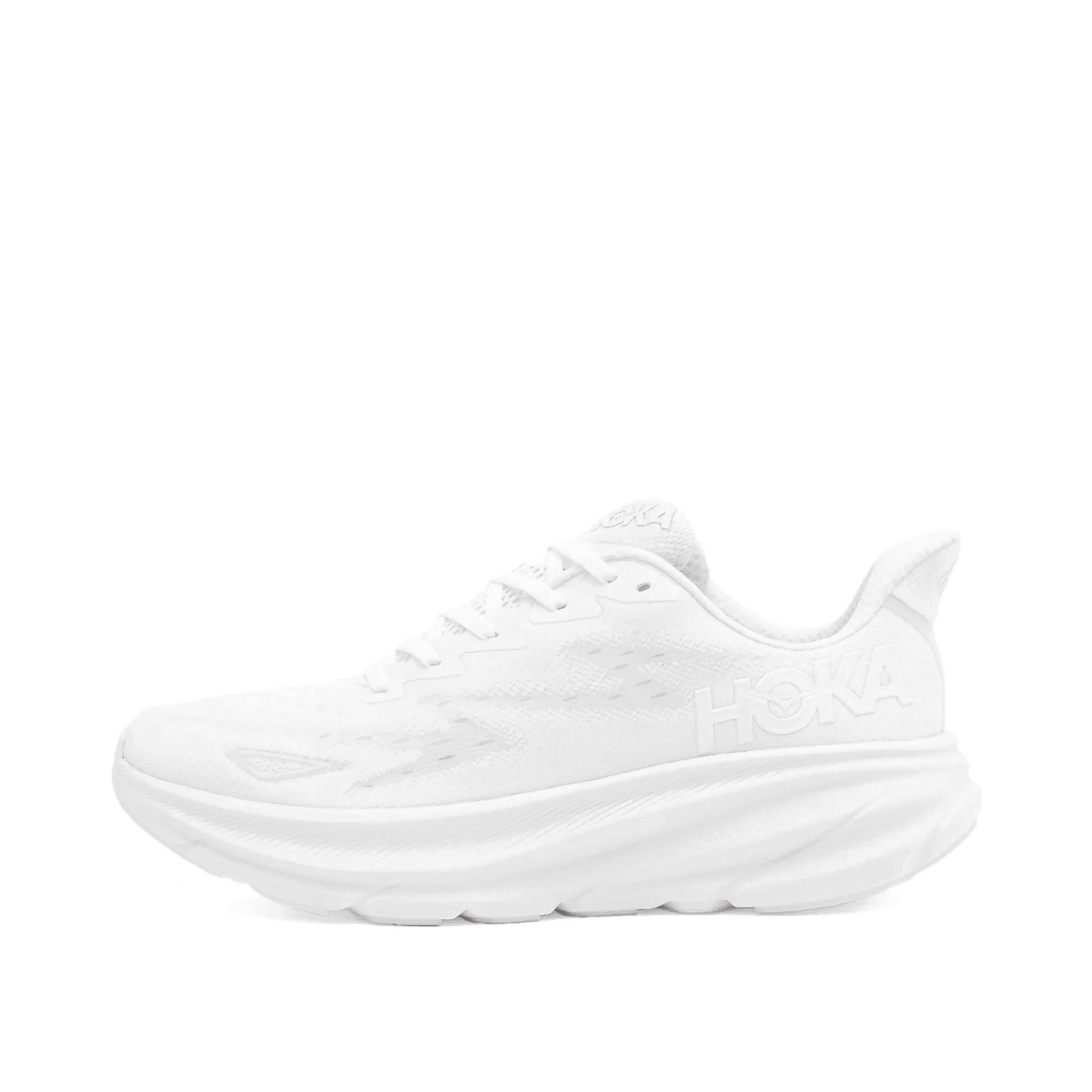 Hoka Clifton 9 "White/White" | 1127895WWH