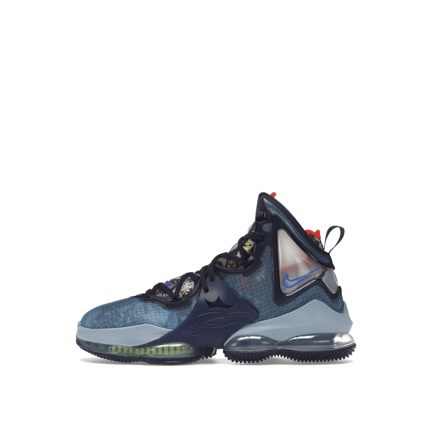 Nike LeBron 19 "Dutch Blue/Pomegranate/Lime Glow" | DC9340-400