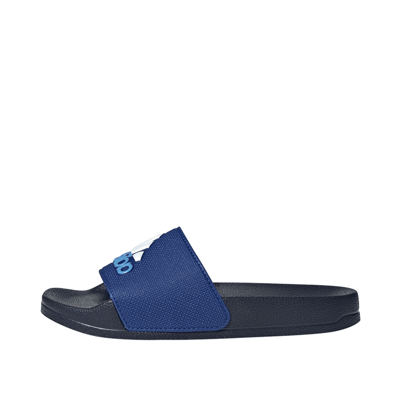 Adidas Adilette Shower Slide Kids "Black/Blue" | IE2607