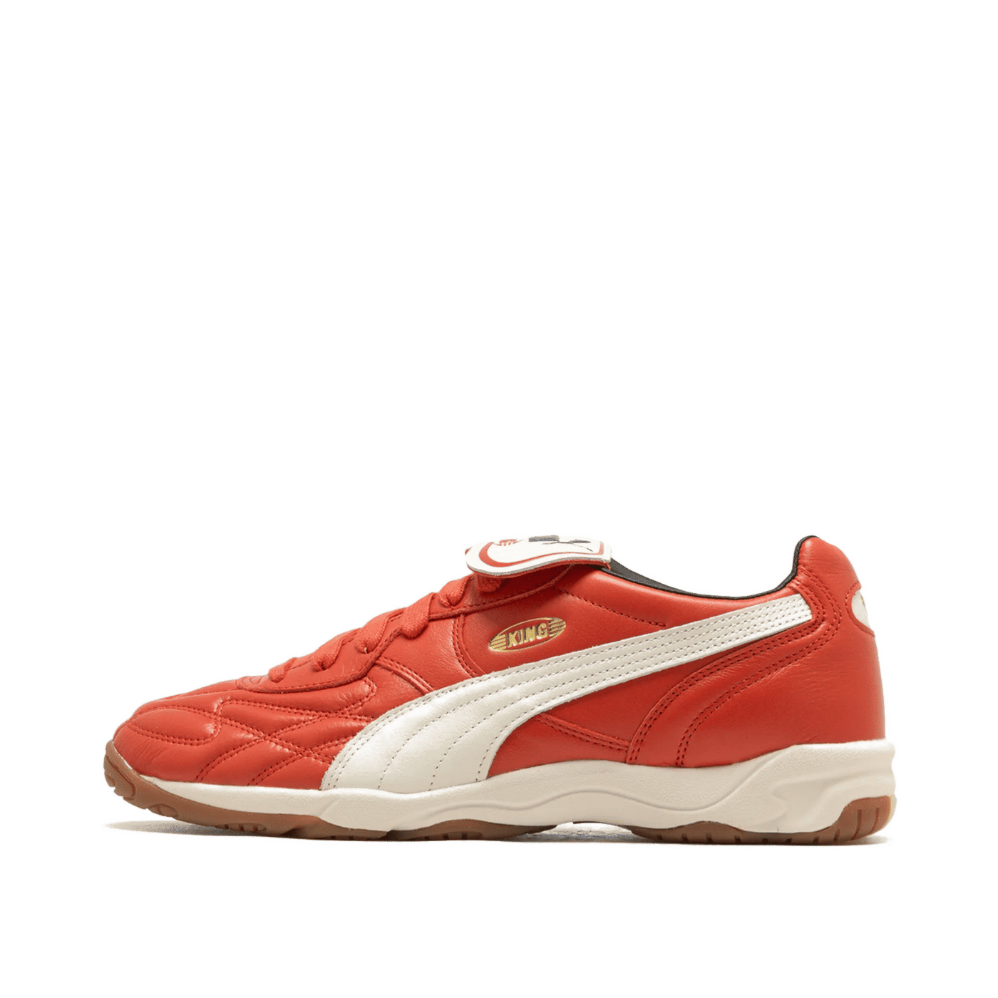 Puma King Indoor "Red Fire/Frosted Ivory" | 401683-03