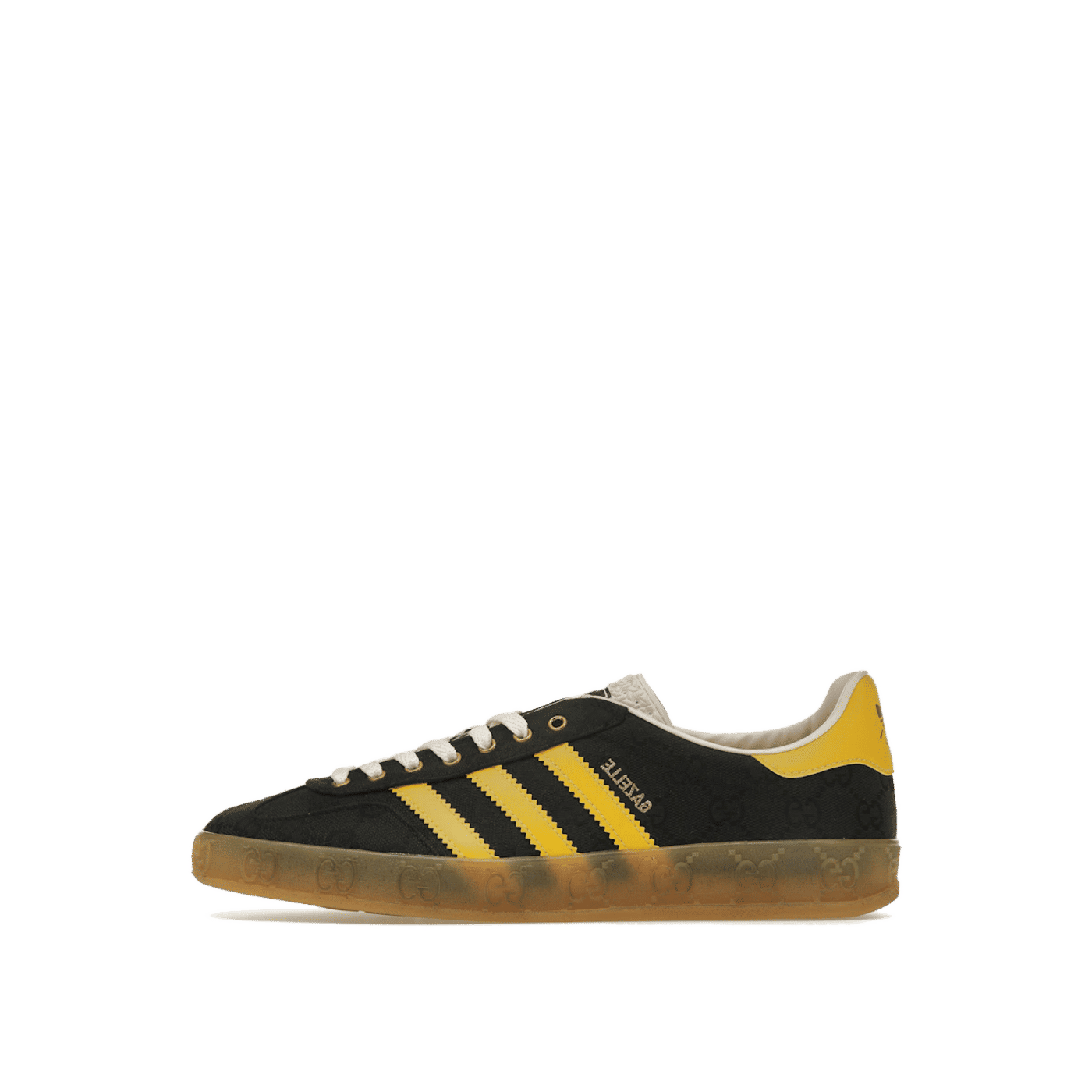 GUCCI × adidas Gazelle Core Black/Yellow Adidas x Gucci Gazelle 