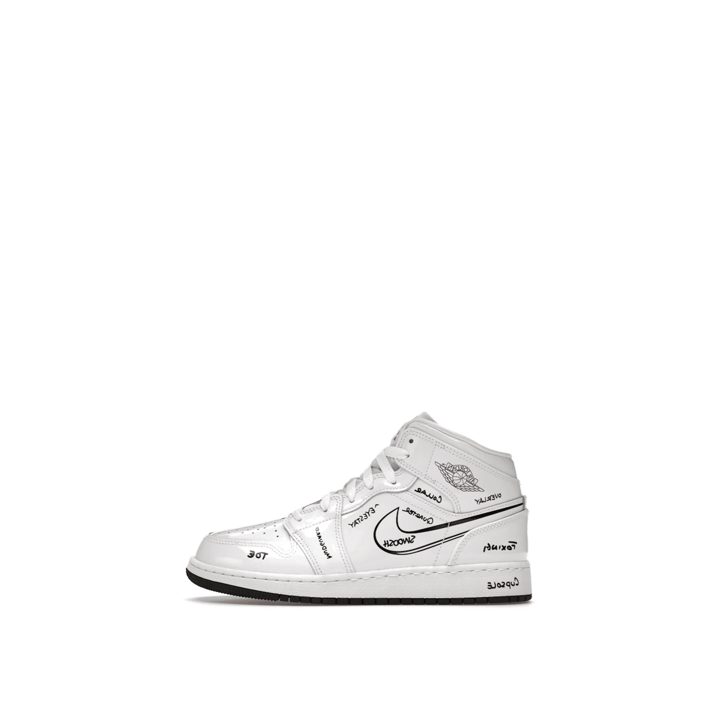 Air Jordan 1 Mid "White/Black" | DQ1864-100