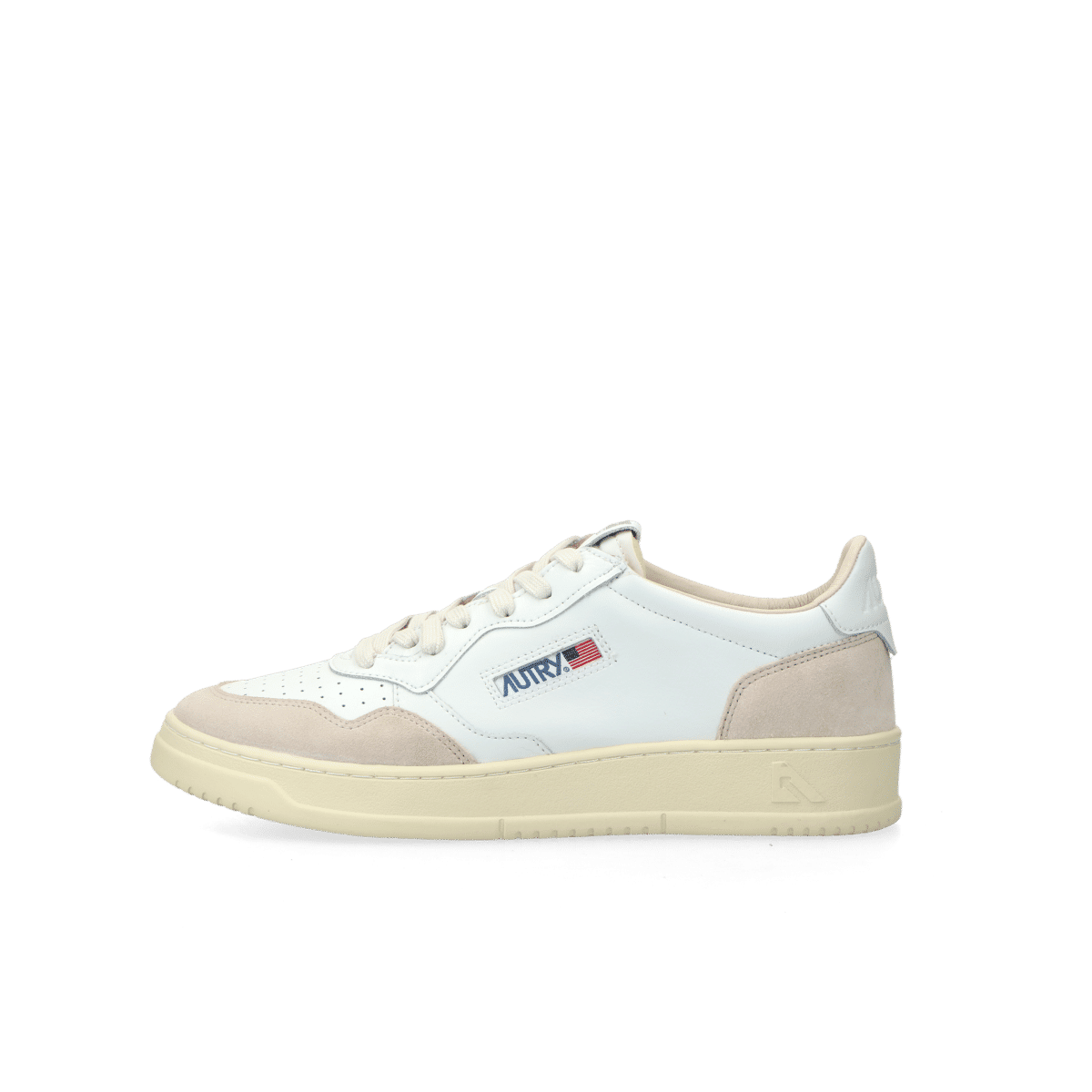 Autry Medalist Low "White/Sand" | AULMLS33