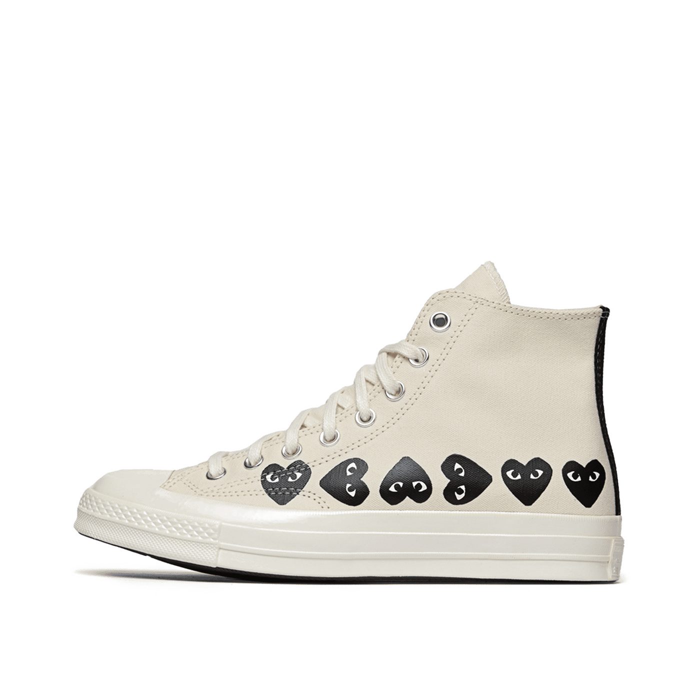 Converse x Comme des Garçons PLAY Chuck 70 "Milk/Black/Egret" | A08148C