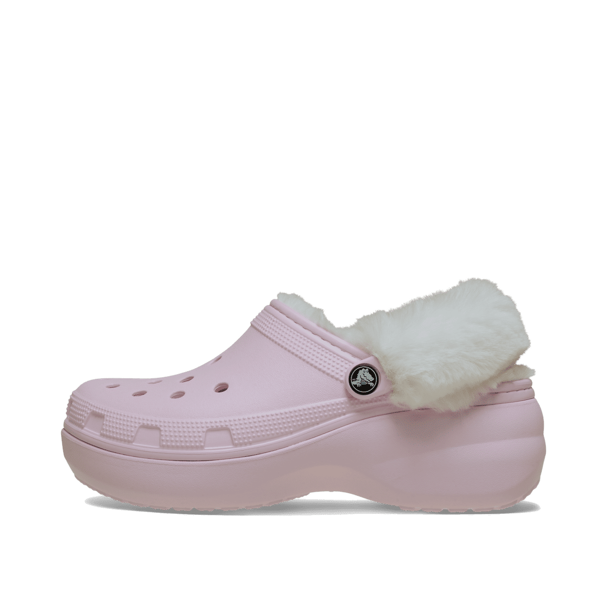 Crocs Classic Platform Fuzz Lined Clog "Pink Milk" | 2128546ZW