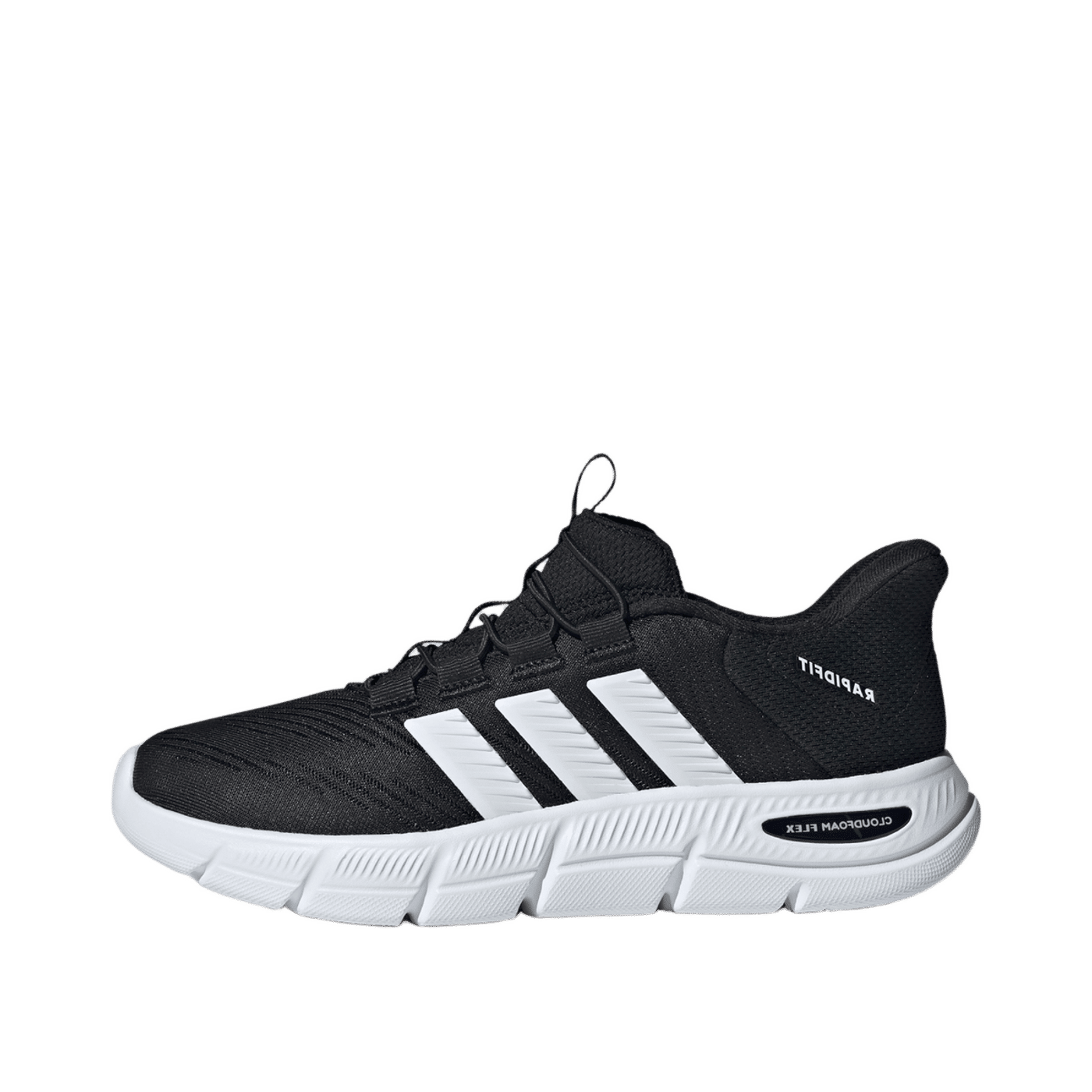 Adidas Cloudfoam Flex Rapidfit "Core Black / Cloud White / Silver Metallic" | HP7002