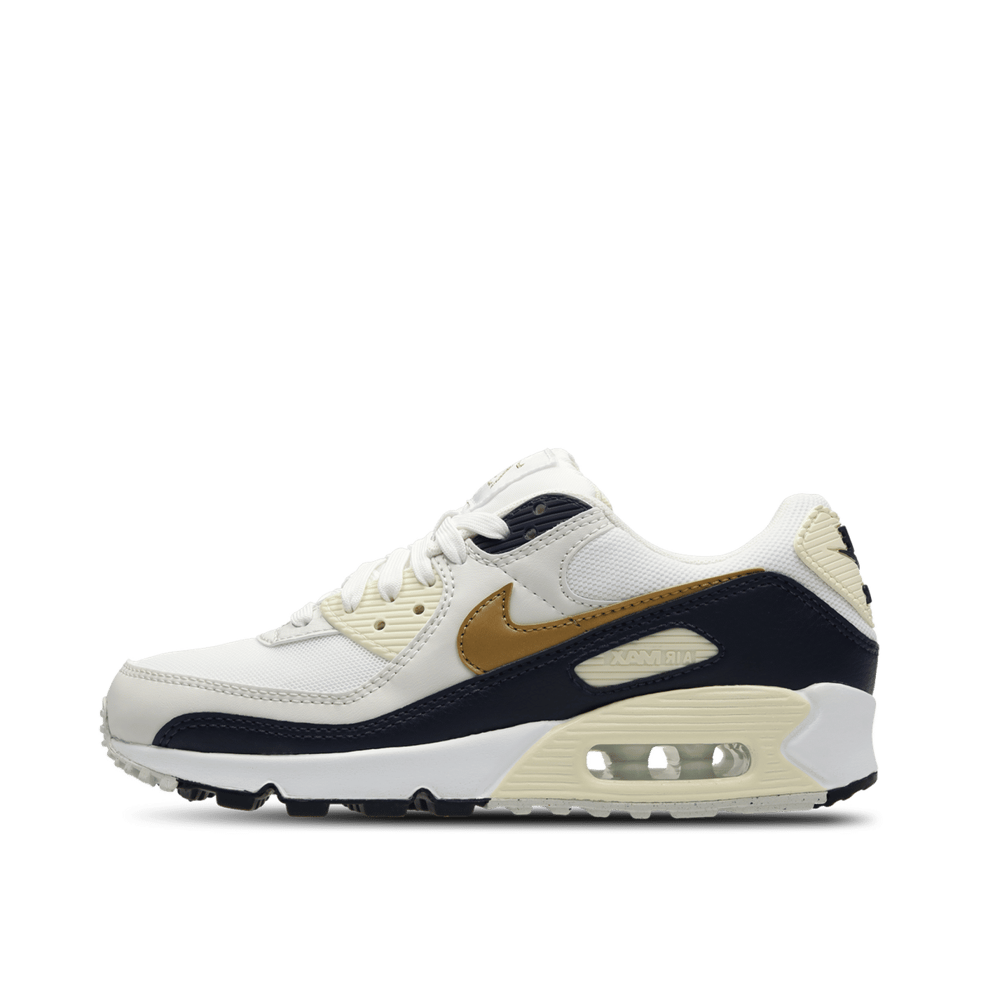Nike Air Max 90 Wmns "White/Navy/Coconut Milk" | HF3444-100