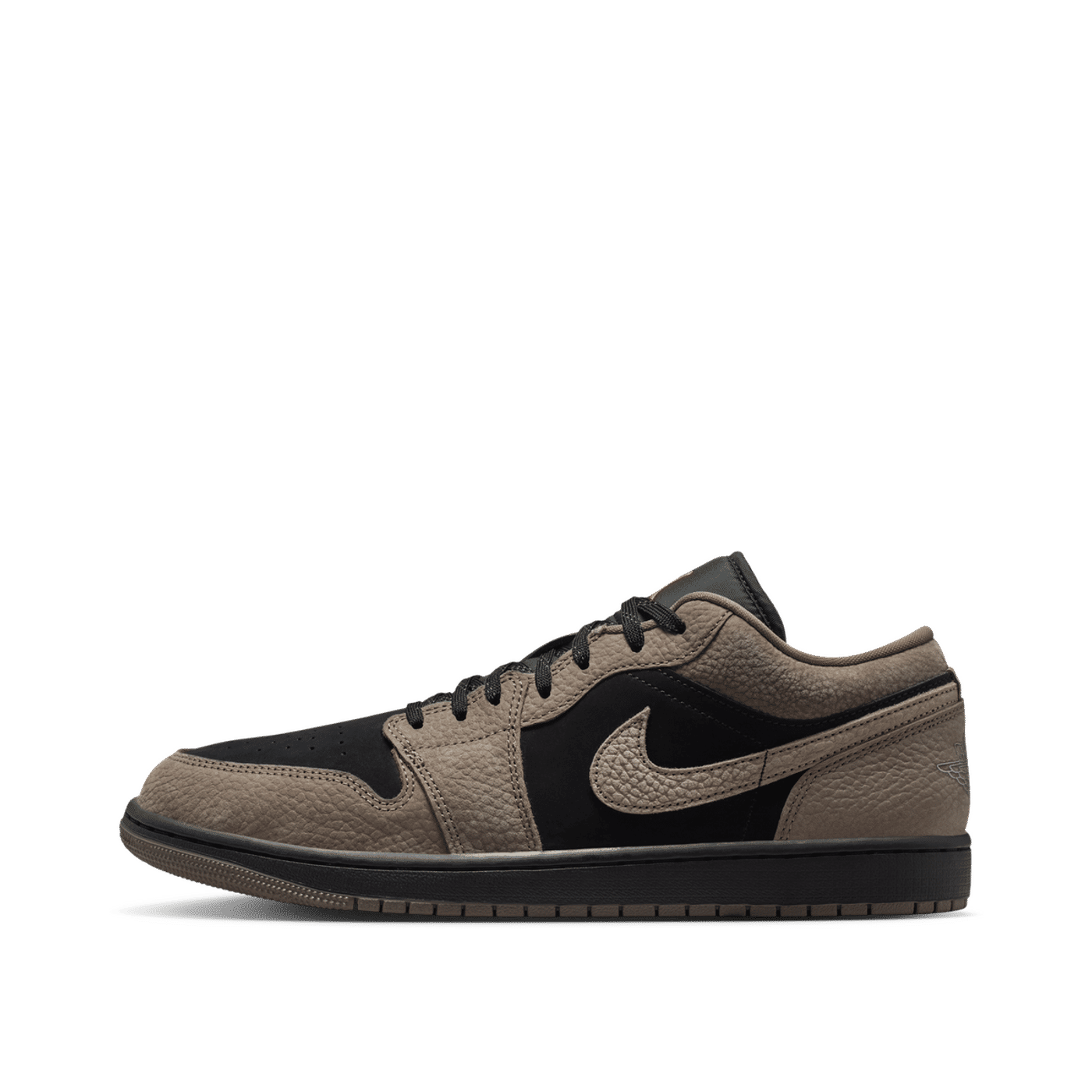 Sneakers Air Jordan 1 Low Se Black/ Olive Grey-Lt Wild Mango