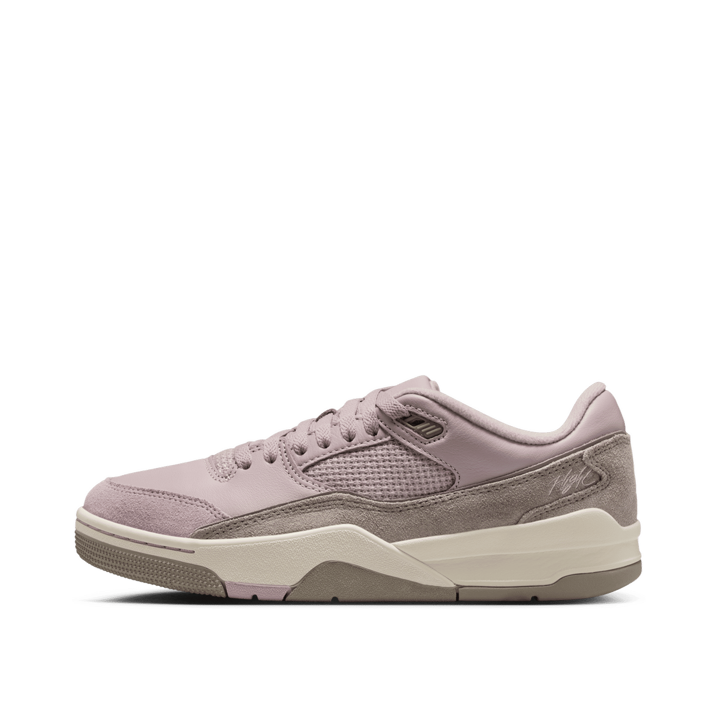 Jordan Flight Court "Particle Rose/Enigma Stone-Pale Ivory" | FZ9854-606