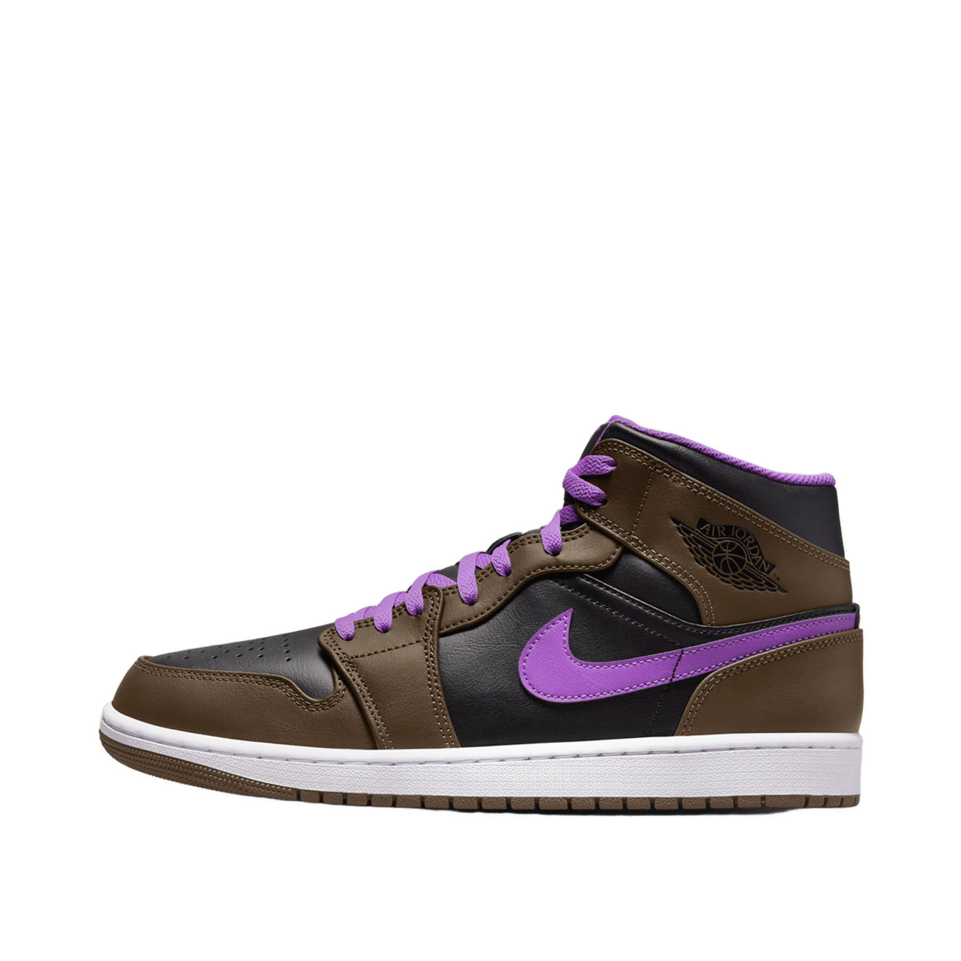 Jordan 1 Mid Purple Mocha