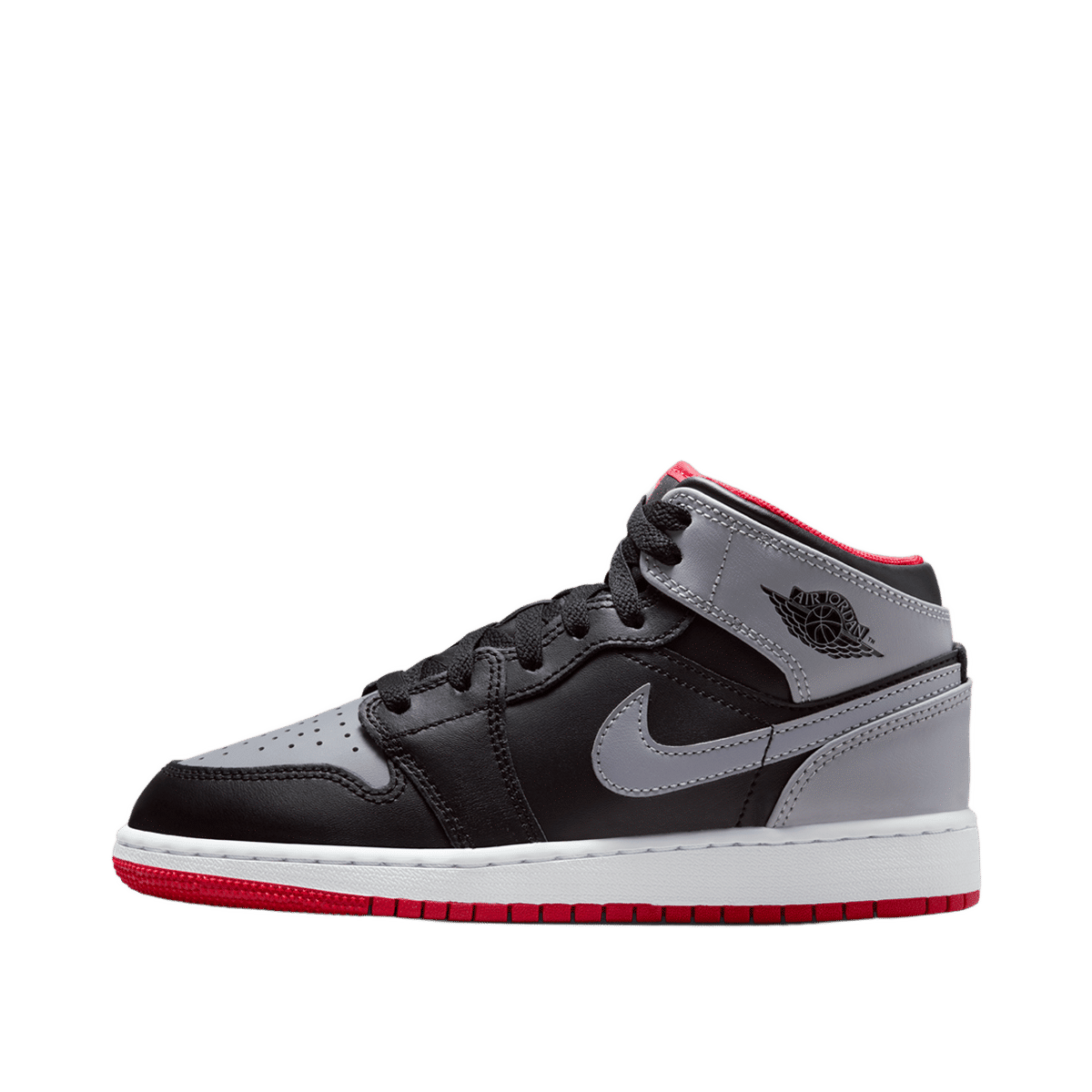 Air Jordan 1 Mid 'Bred Shadow' | Grey | Men's Size 8.5