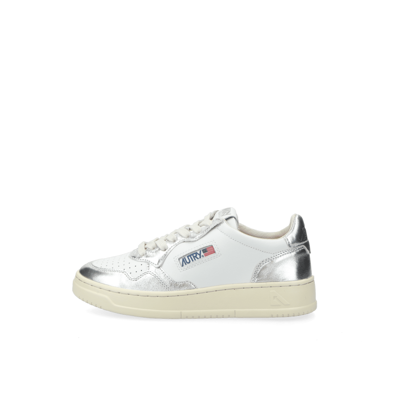 Autry Wmns Medalist Low "White/Silver" | AULWWB18
