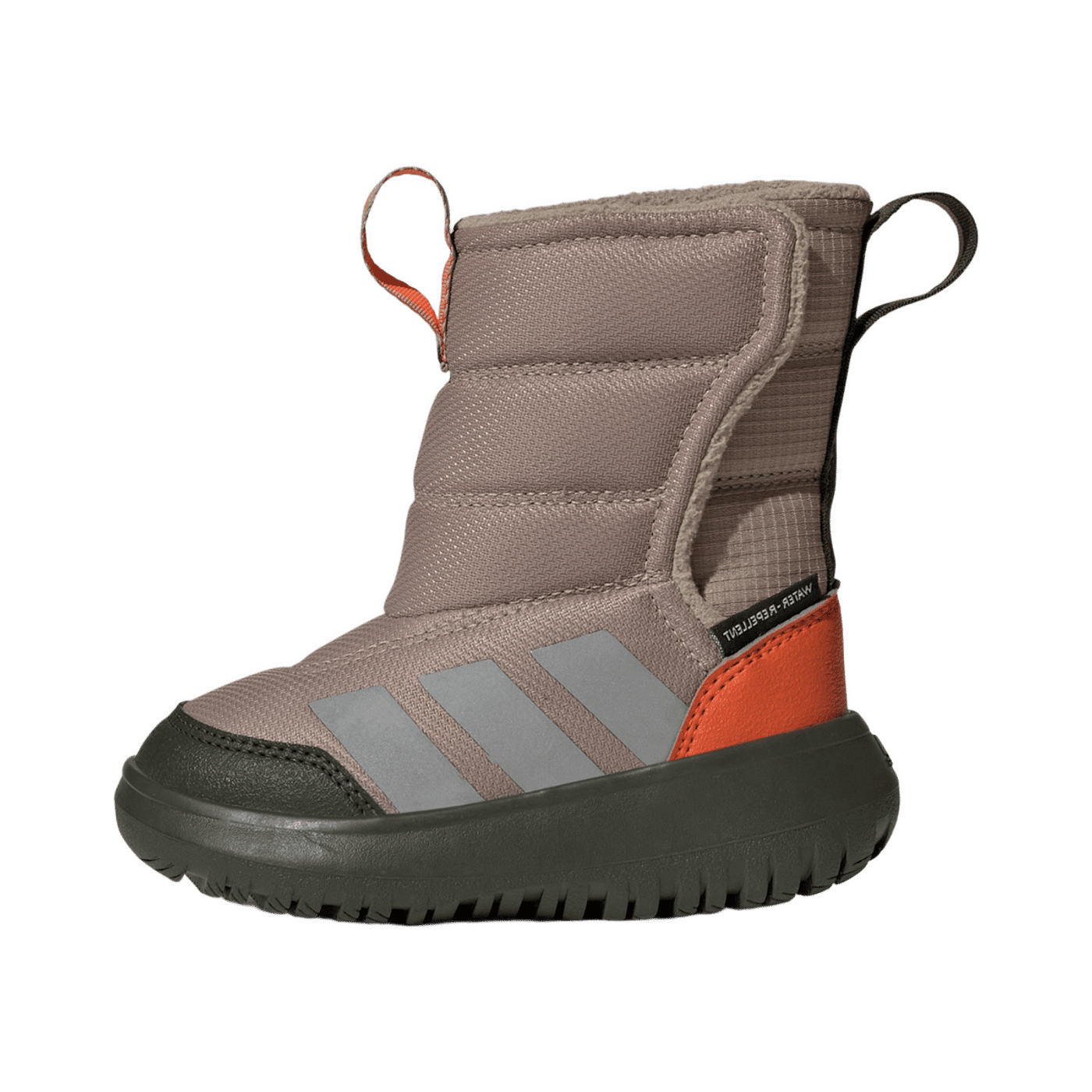 Adidas Winterplay Kids "Blanch Cargo / Matte Silver / Semi Impact Orange" | JS4081