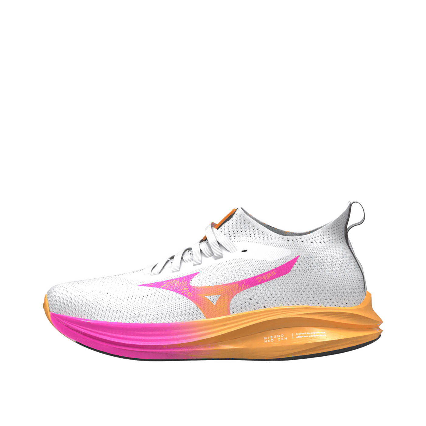 Mizuno Neo Zen "White/Tang Orange/Pink Tetra" | J1GC258257