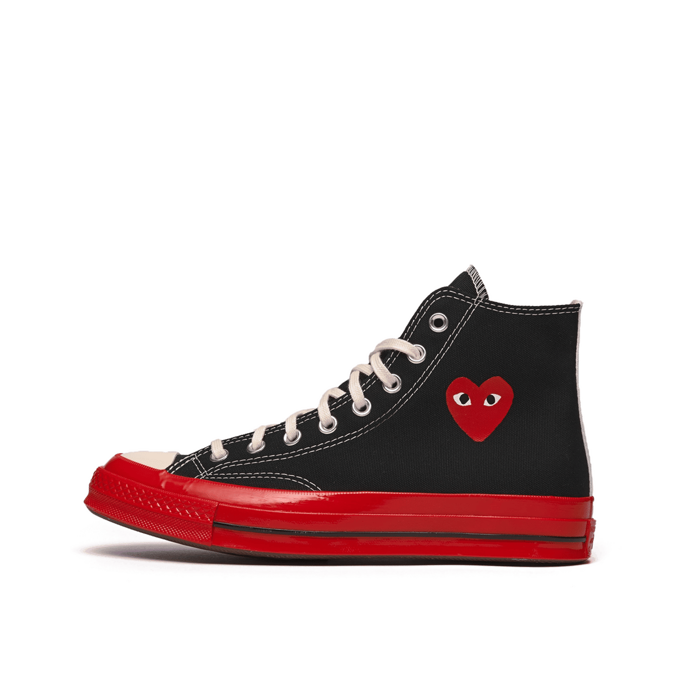 Comme des Garçons PLAY x Converse Chuck 70 Hi "Red Sole" | A01793C001