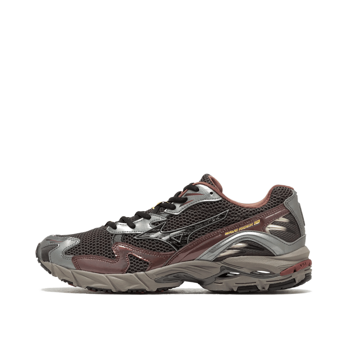 Mizuno Wave Rider 10 "Black Sand/Black/Chicory Coffee" | D1GA243112