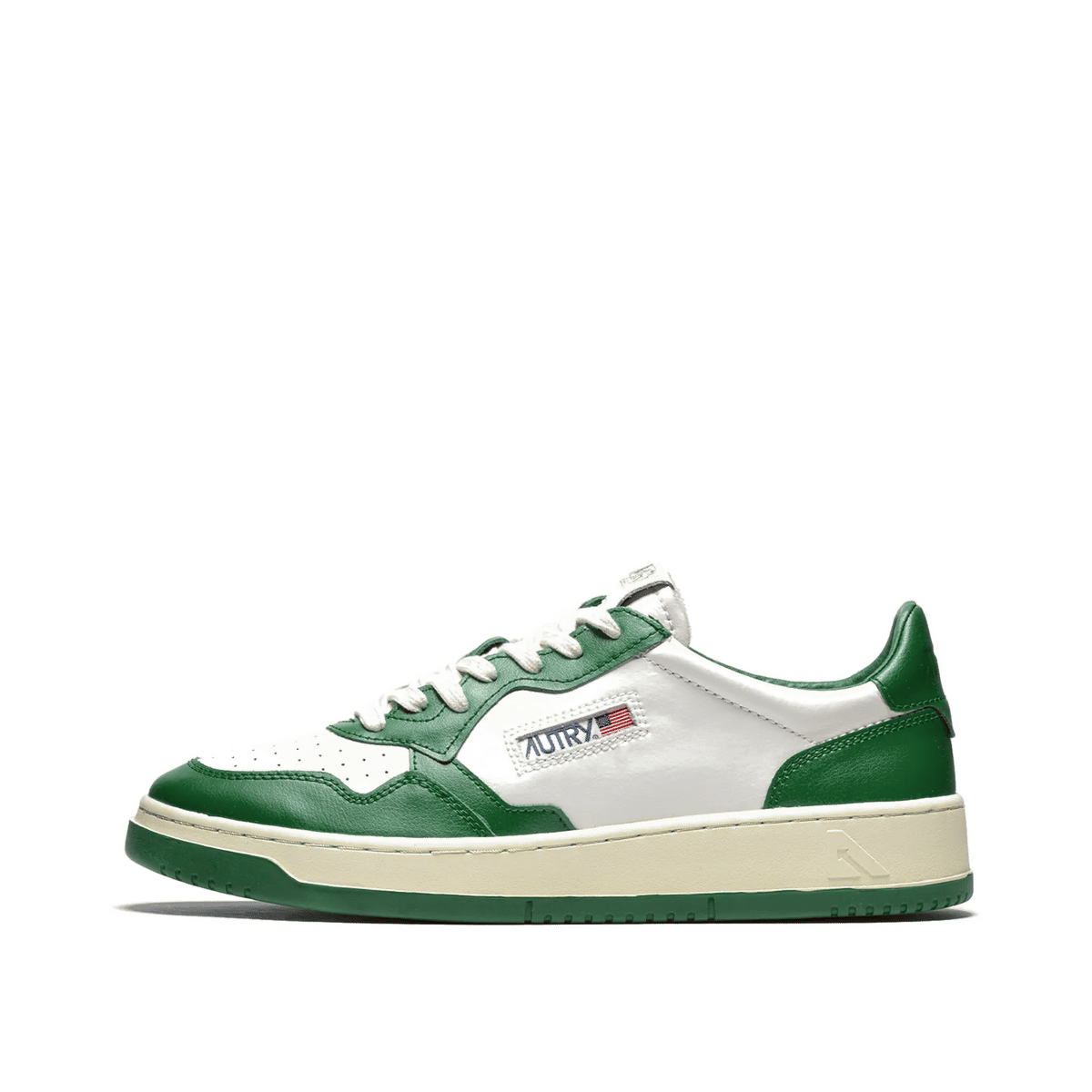 Autry Medalist Low "White/Green" | AULMWB03