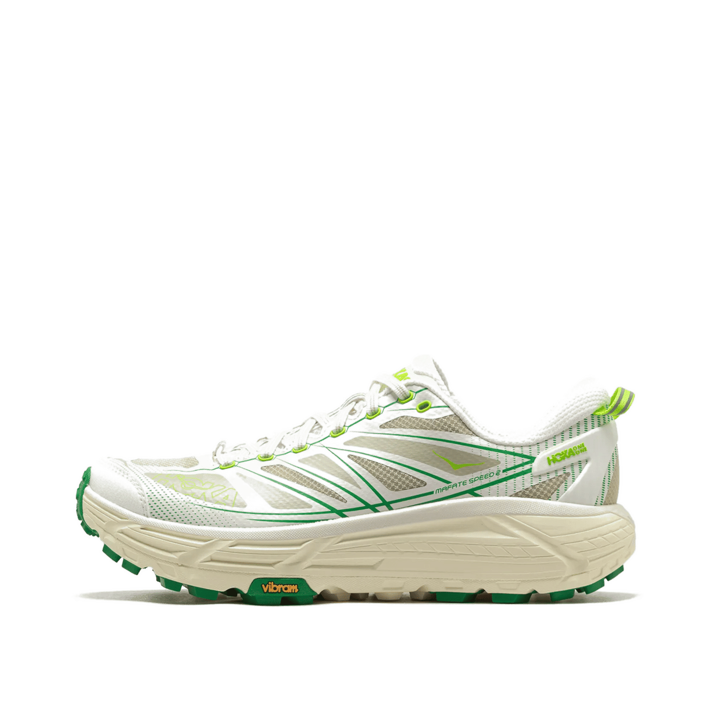 Hoka One One Mafate Speed 2 "White/Fresh Cut Grass" | 1126851WTFR