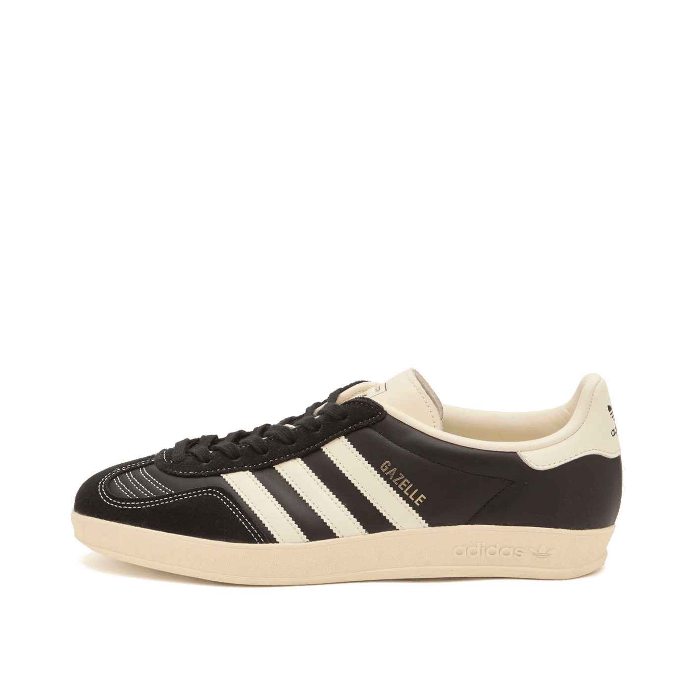 Adidas Gazelle Indoor "Core Black/Crew White/Gold Metallic" | JQ8385