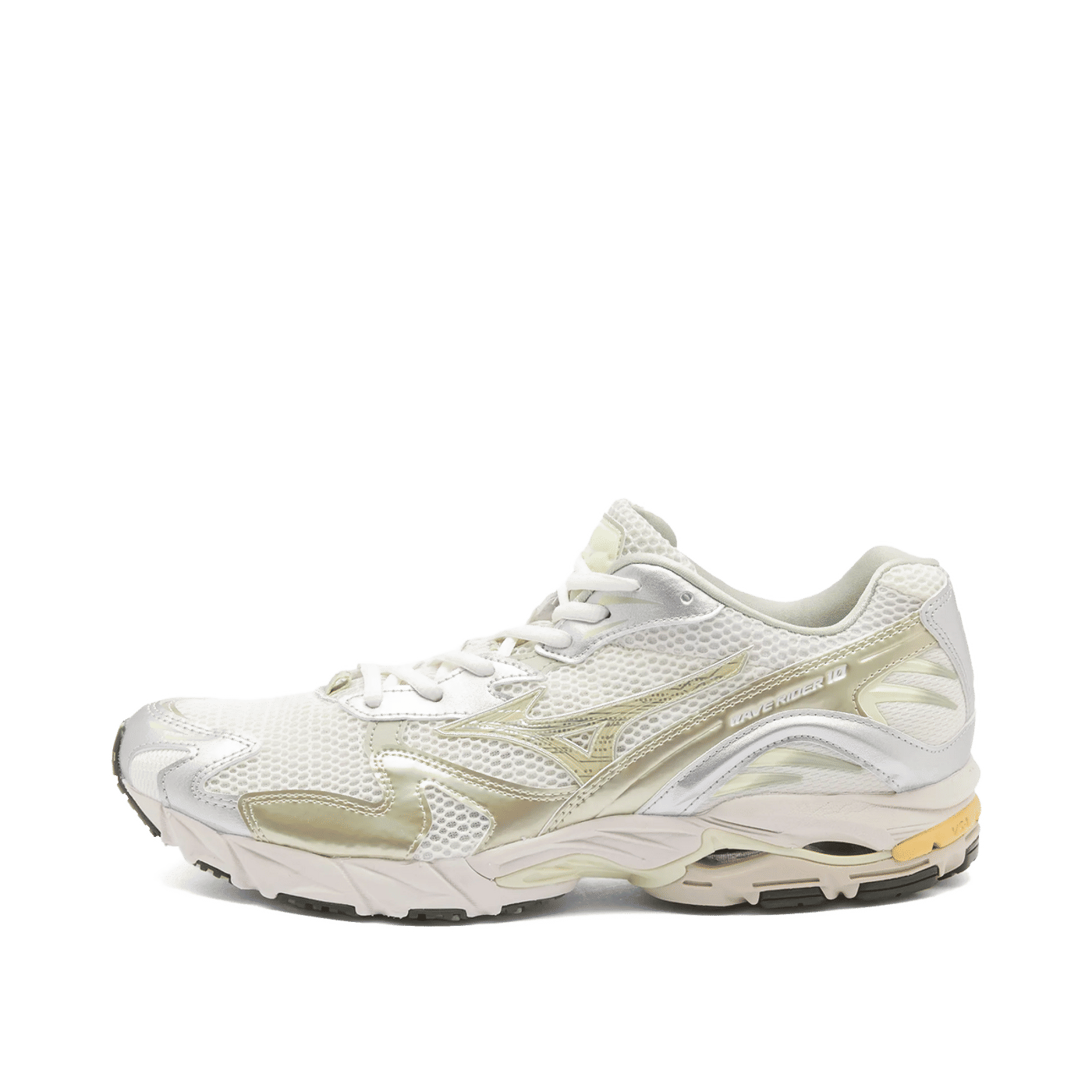 Mizuno Wave Rider 10 "Snow White/White Jade/Desert Sage" | D1GA243106