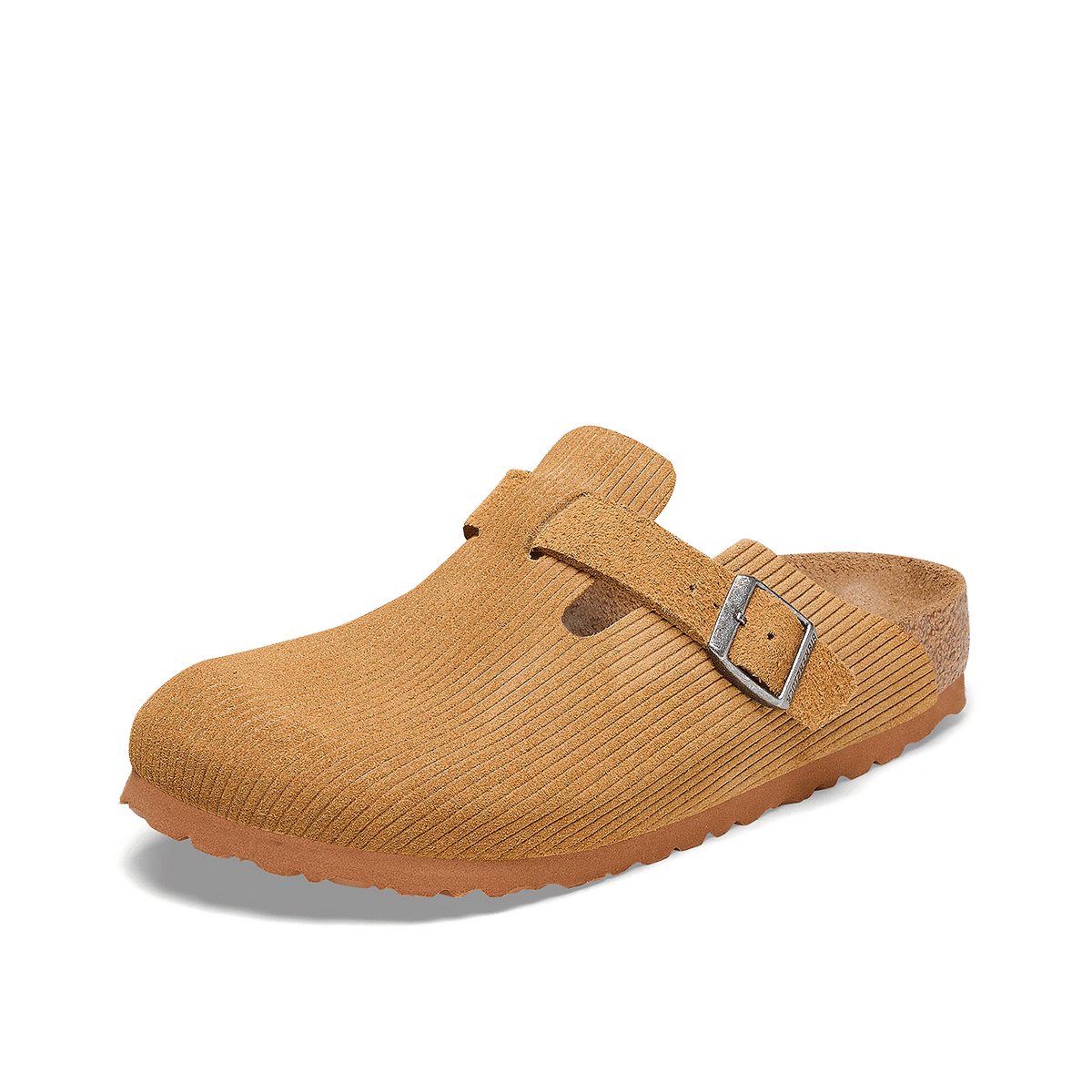 Birkenstock Boston Clog Suede Embossed Regular Fit Wmns "Brown" | 1025647