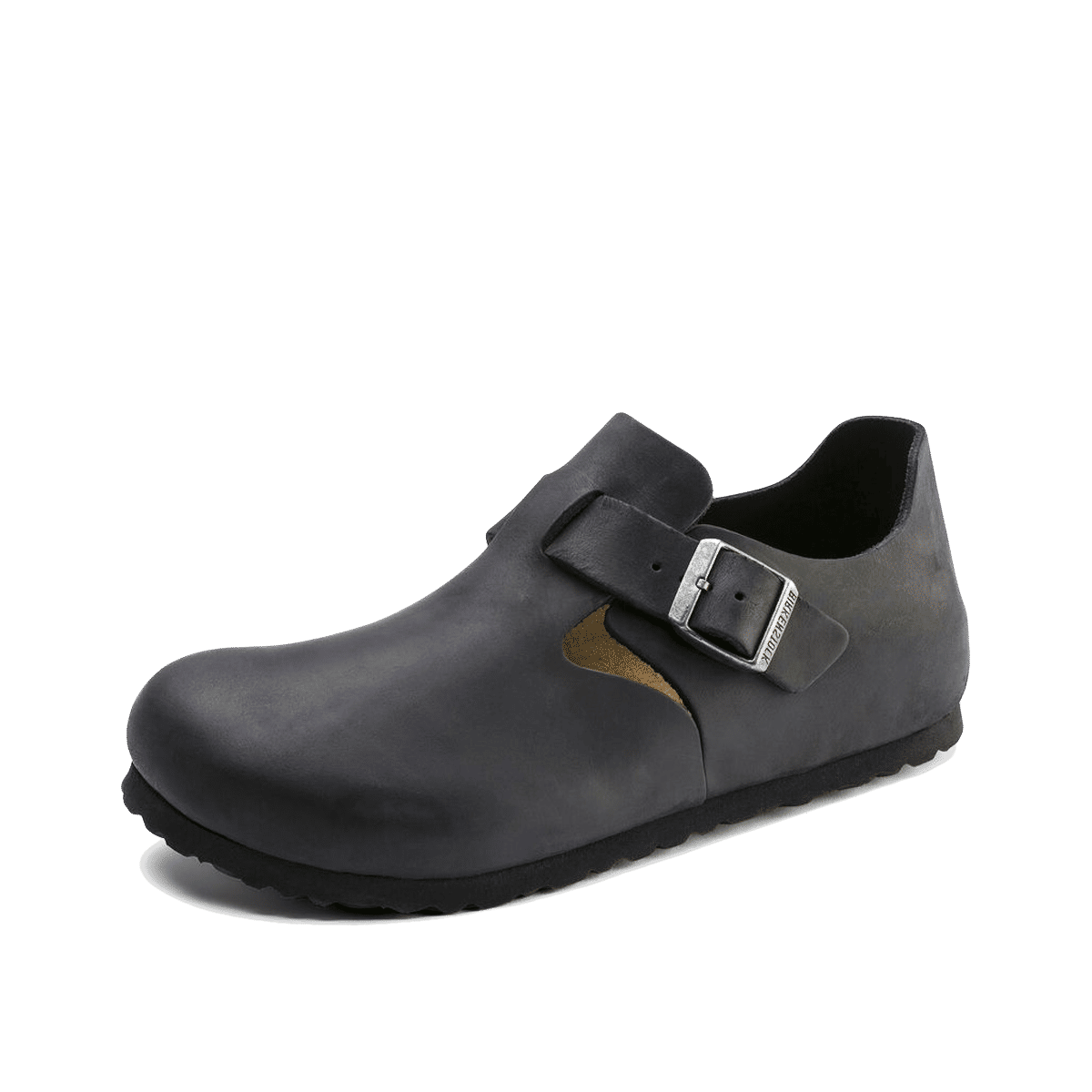 Birkenstock London Oiled Leather Narrow Fit "Black" | 166543