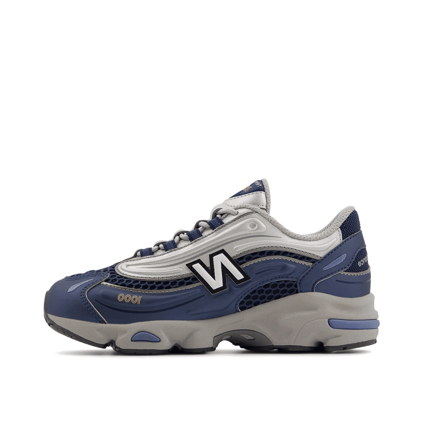 New Balance 1000 Bungee Lace Kids "Blue/Grey" | PV1000PK