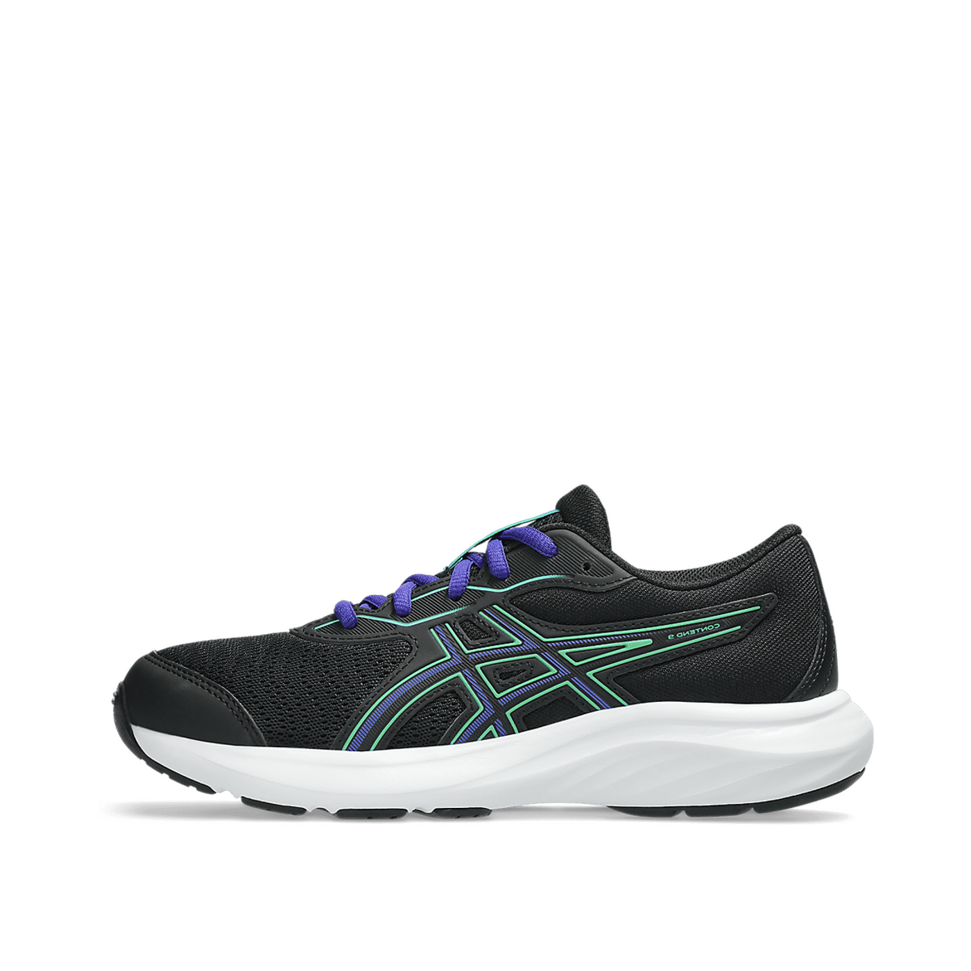 ASICS Contend 9 GS "Black/Vital Green" | 1014A337-009