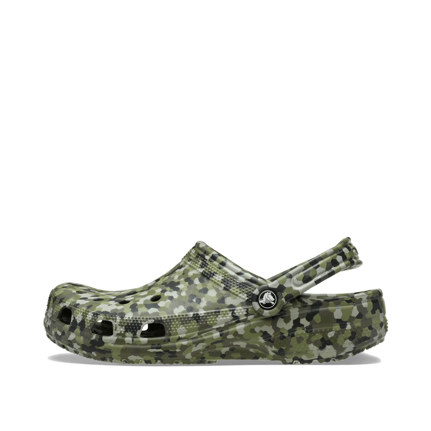 Crocs Classic Confetti Clog "Army Green/Multi" | 2124623TC